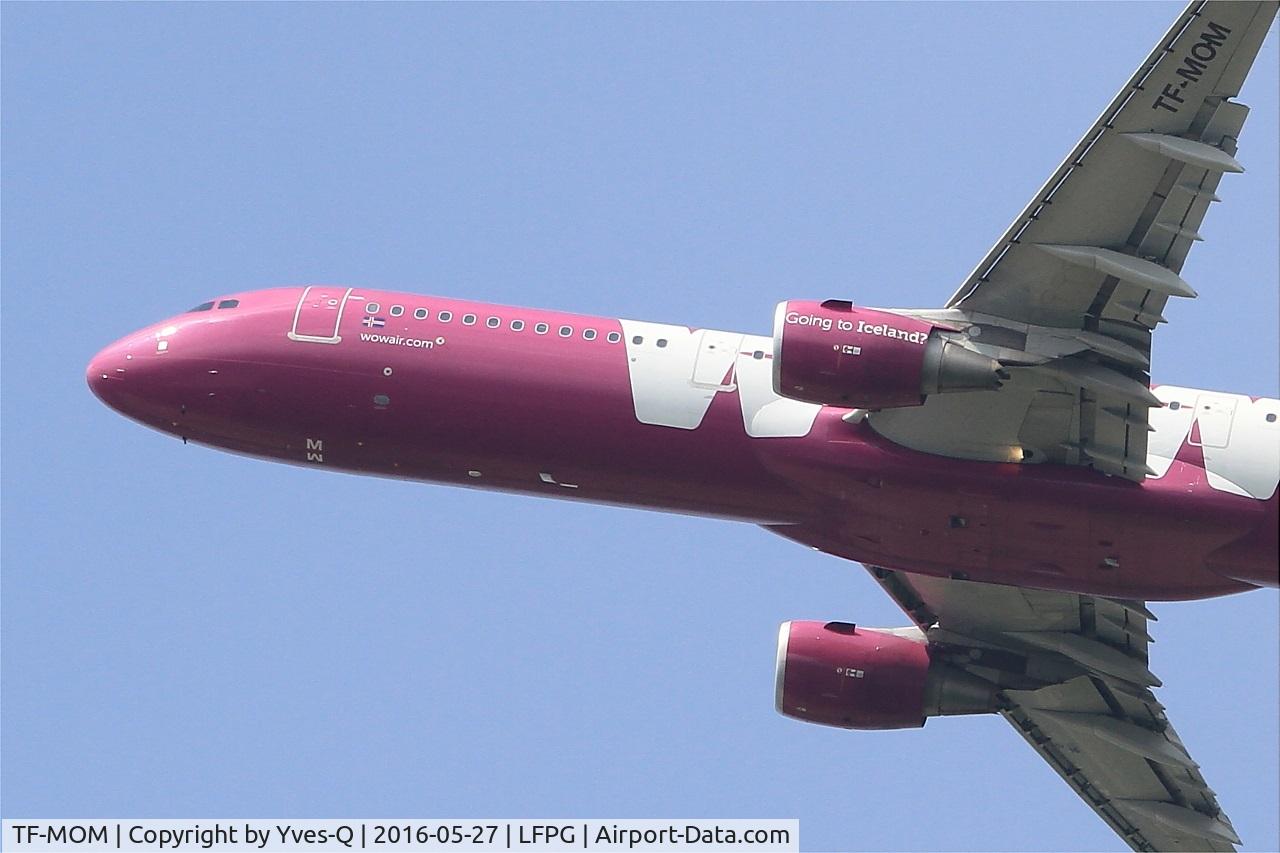 TF-MOM, 2014 Airbus A321-211 C/N 6210, Airbus 321-211, Take off rwy 27L, Roissy Charles De Gaulle airport (LFPG-CDG)