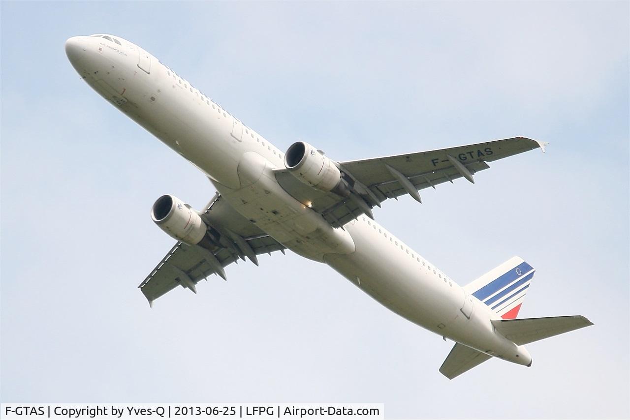 F-GTAS, 2008 Airbus A321-212 C/N 3419, Airbus A321-212, Climbing from rwy 27L, Roissy Charles De Gaulle airport (LFPG-CDG)