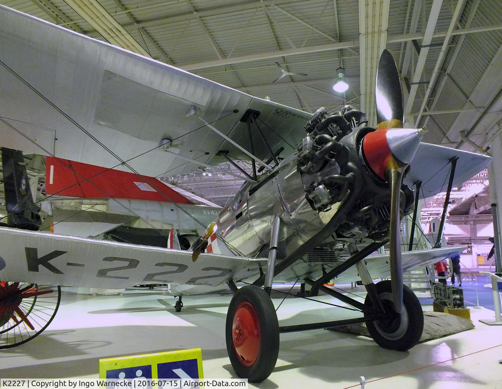 K2227, Bristol 105 Bulldog Mk.2A C/N 7446, Bristol Bulldog Mk2A at the RAF-Museum, Hendon