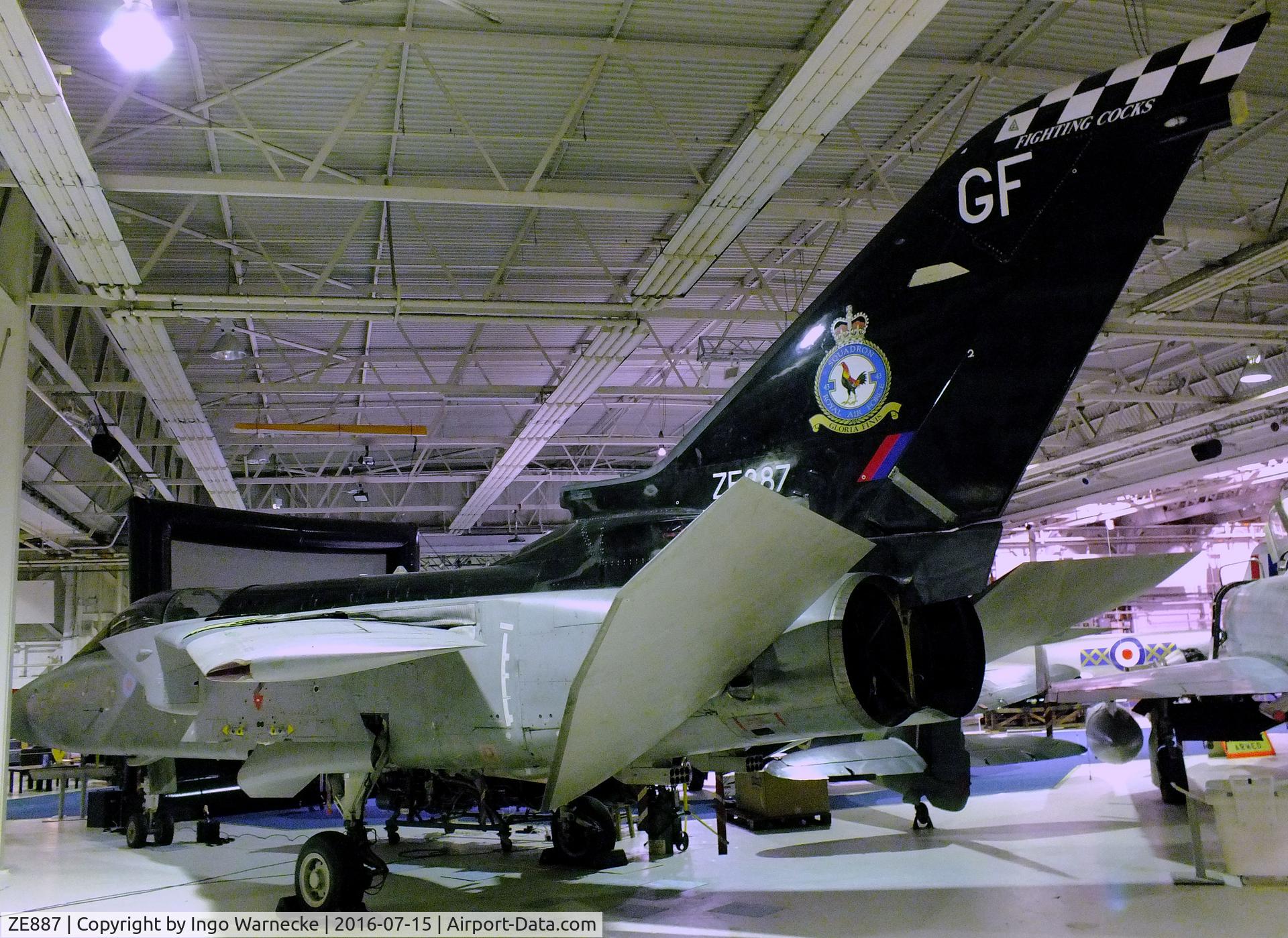 ZE887, 1988 Panavia Tornado F.3 C/N 3345, Panavia Tornado F3 at the RAF-Museum, Hendon