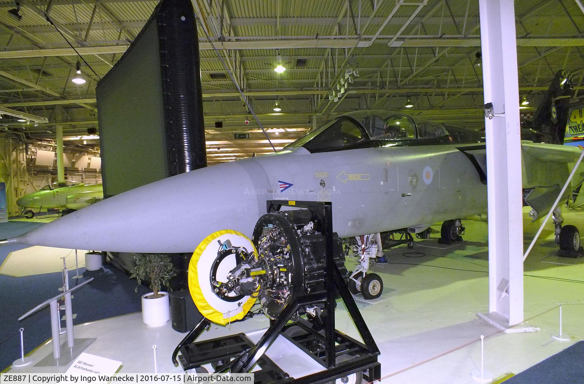 ZE887, 1988 Panavia Tornado F.3 C/N 3345, Panavia Tornado F3 at the RAF-Museum, Hendon