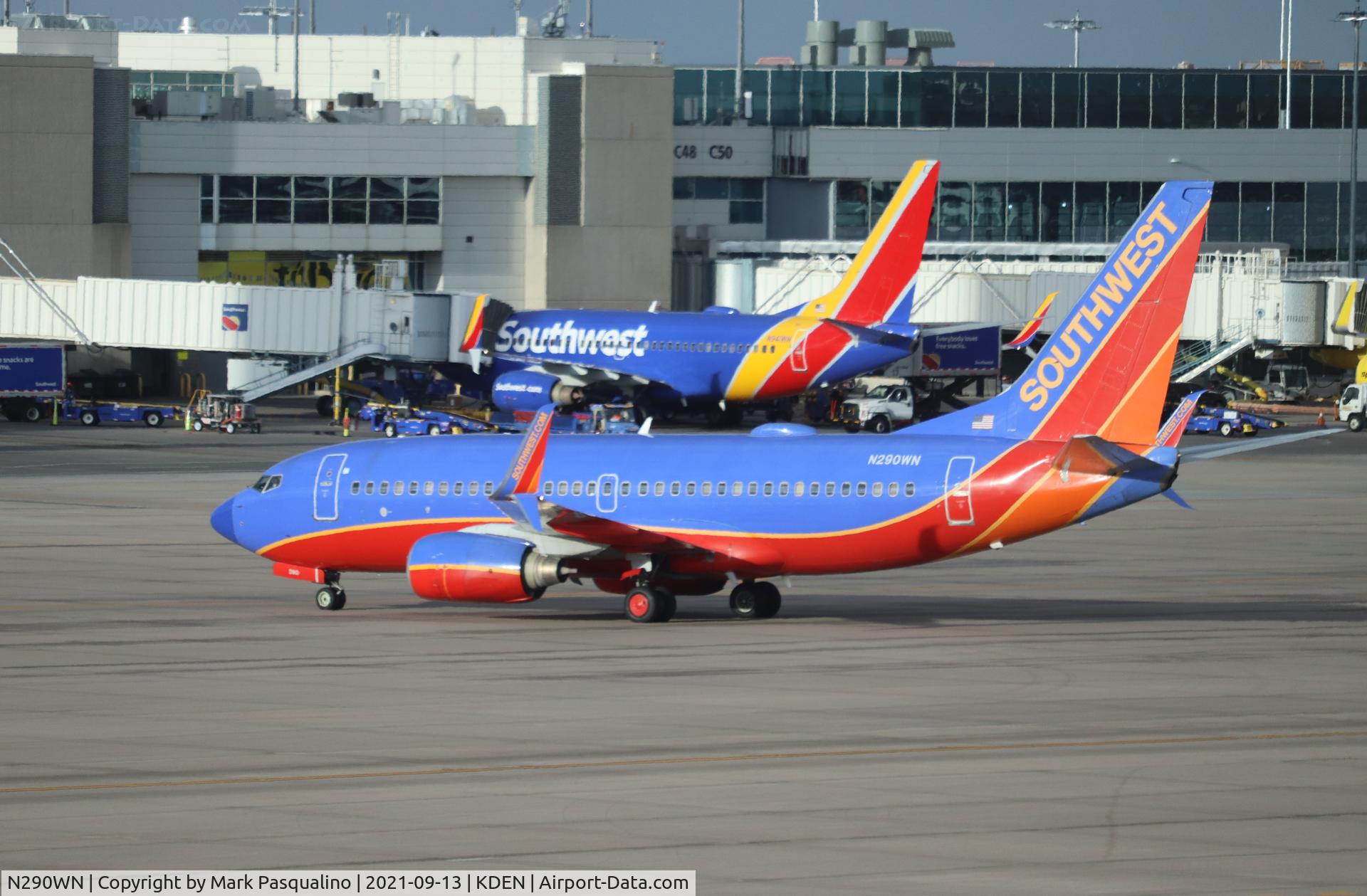 N290WN, 2007 Boeing 737-7H4 C/N 36632, Boeing 737-7H4