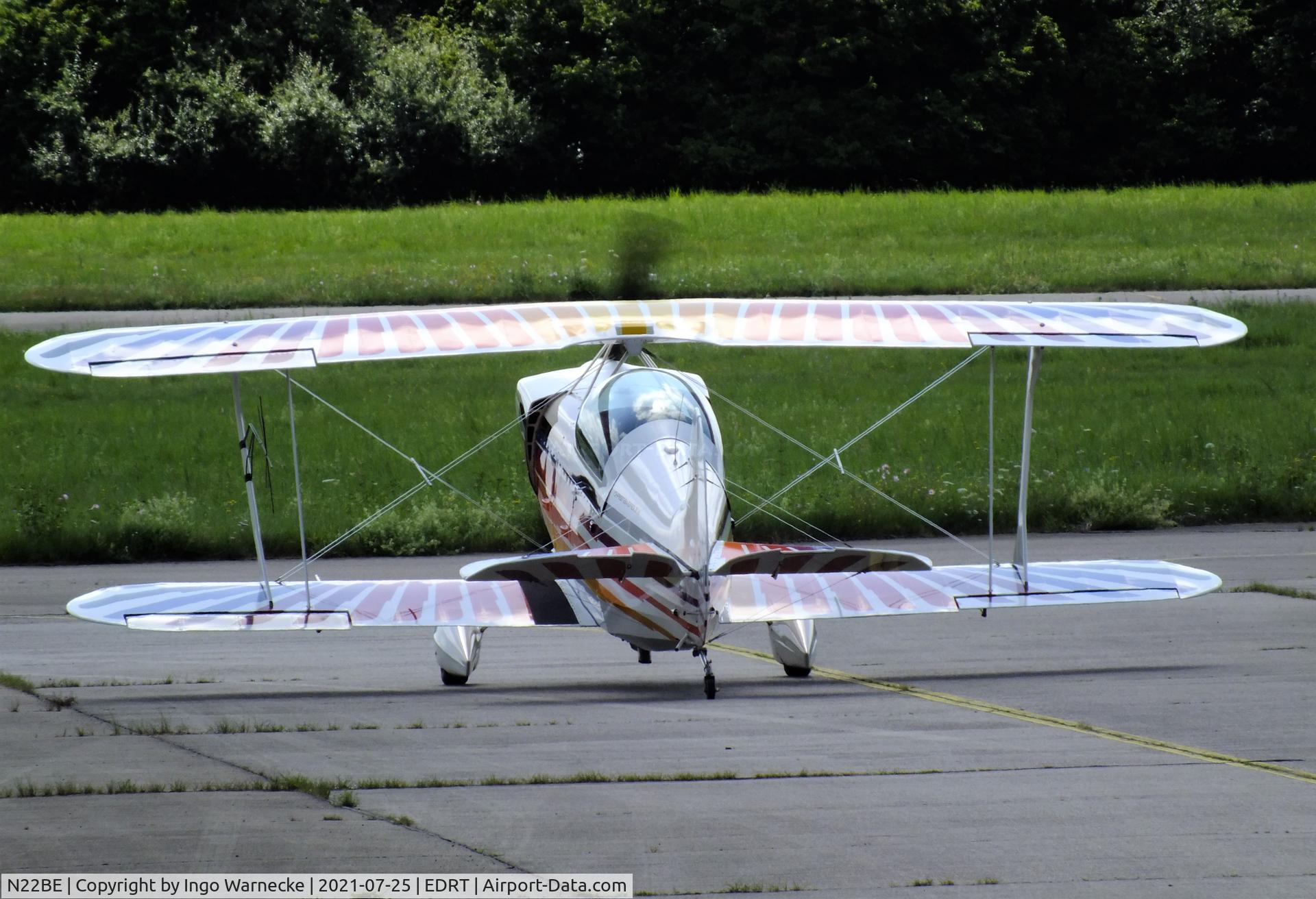 N22BE, 1982 Christen Eagle II C/N ECKSTEIN-0001, Christen Eagle II at Trier-Föhren airfield