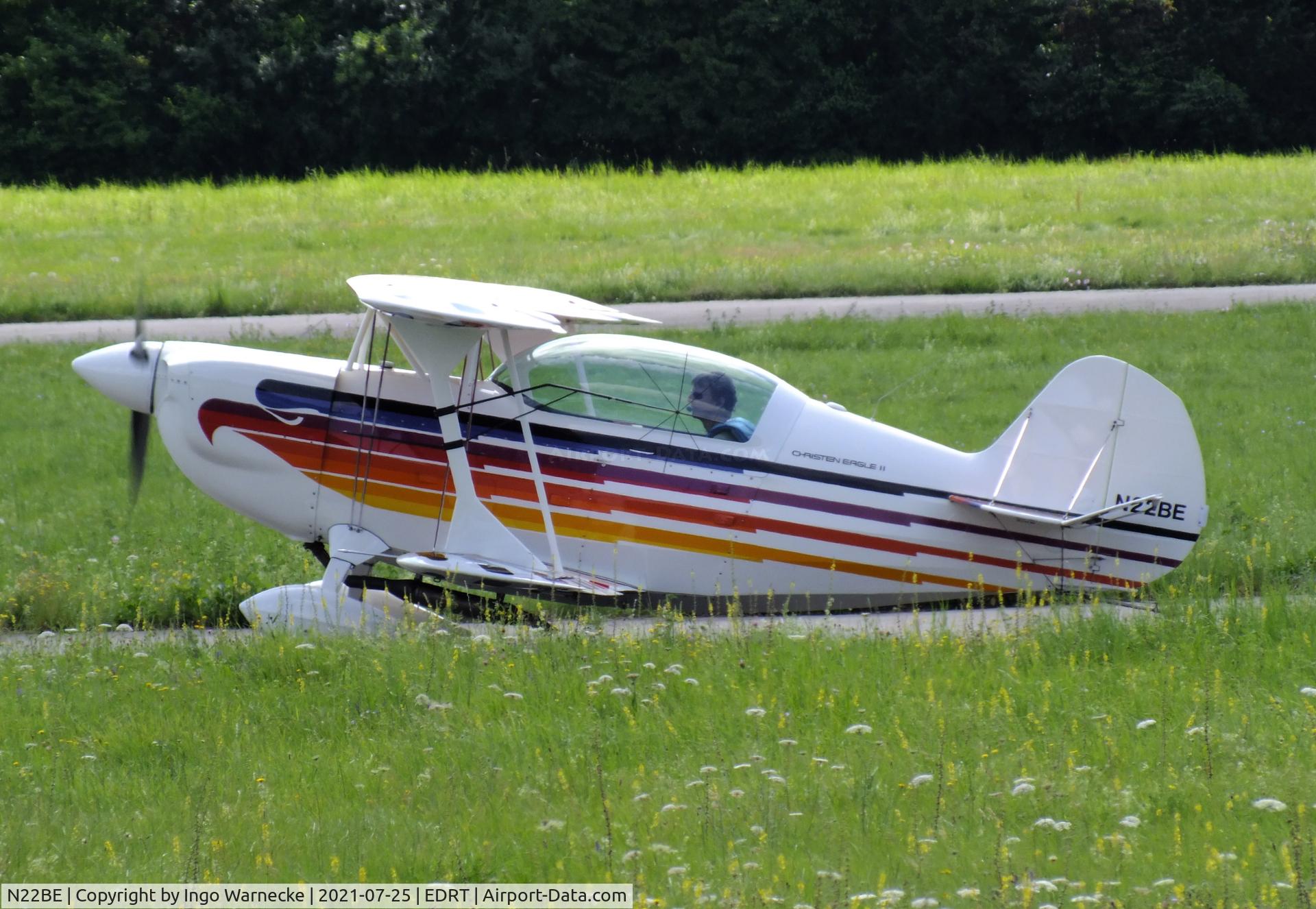 N22BE, 1982 Christen Eagle II C/N ECKSTEIN-0001, Christen Eagle II at Trier-Föhren airfield