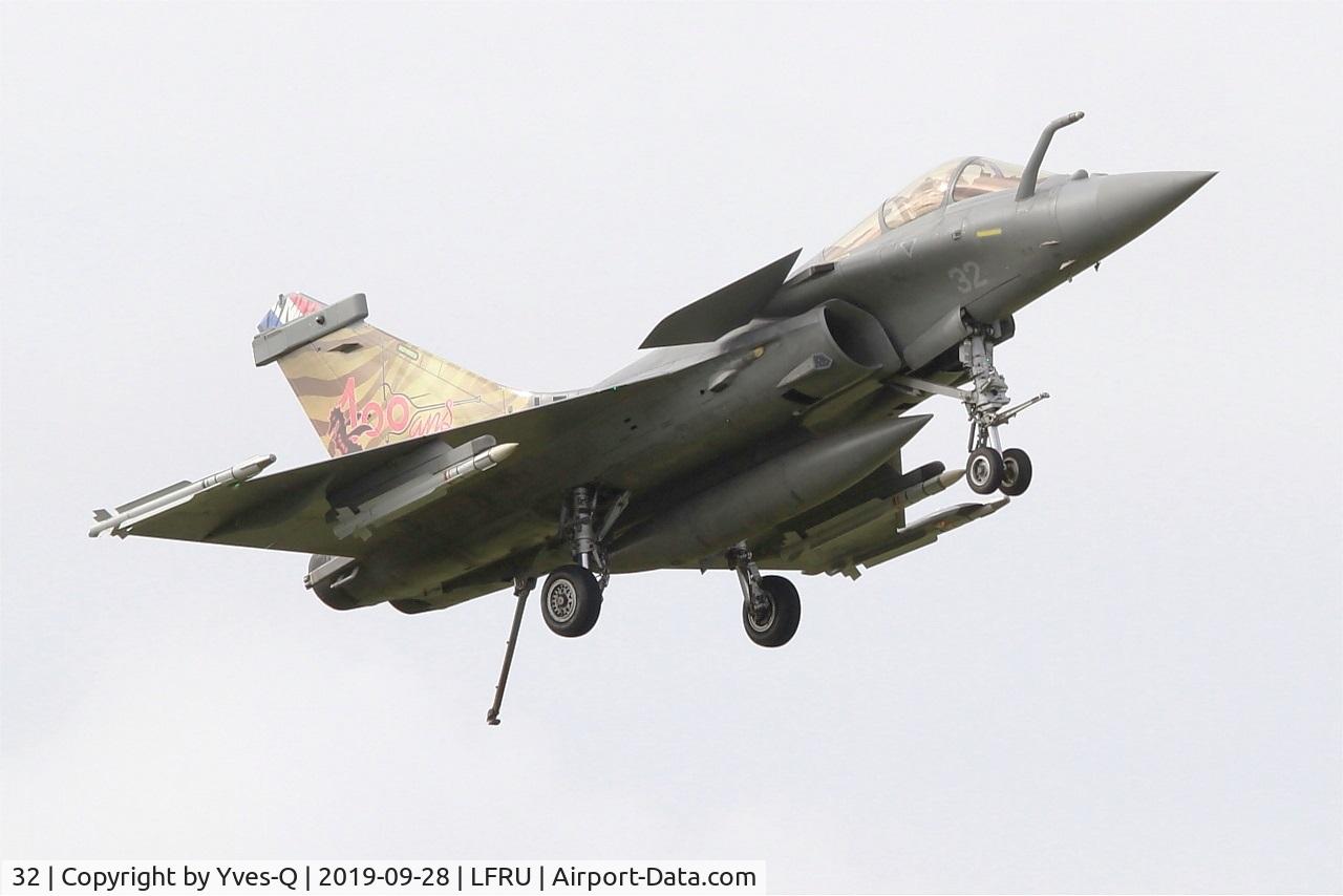 32, Dassault Rafale M C/N 32, Dassault Rafale M, On display, Morlaix-Ploujean airport (LFRU-MXN) Air show 2019