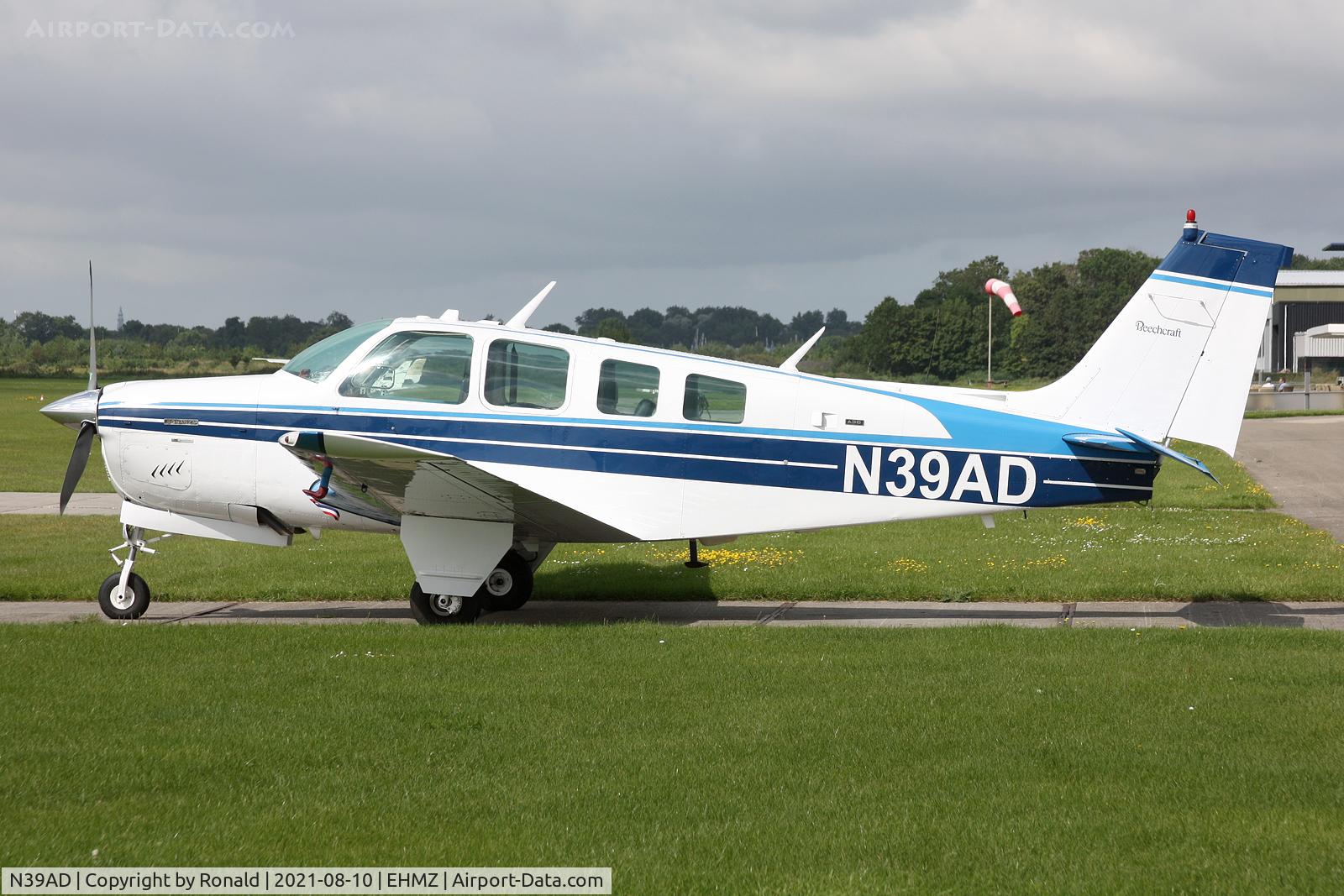 N39AD, 1972 Beech A36 Bonanza 36 C/N E316, at ehmz