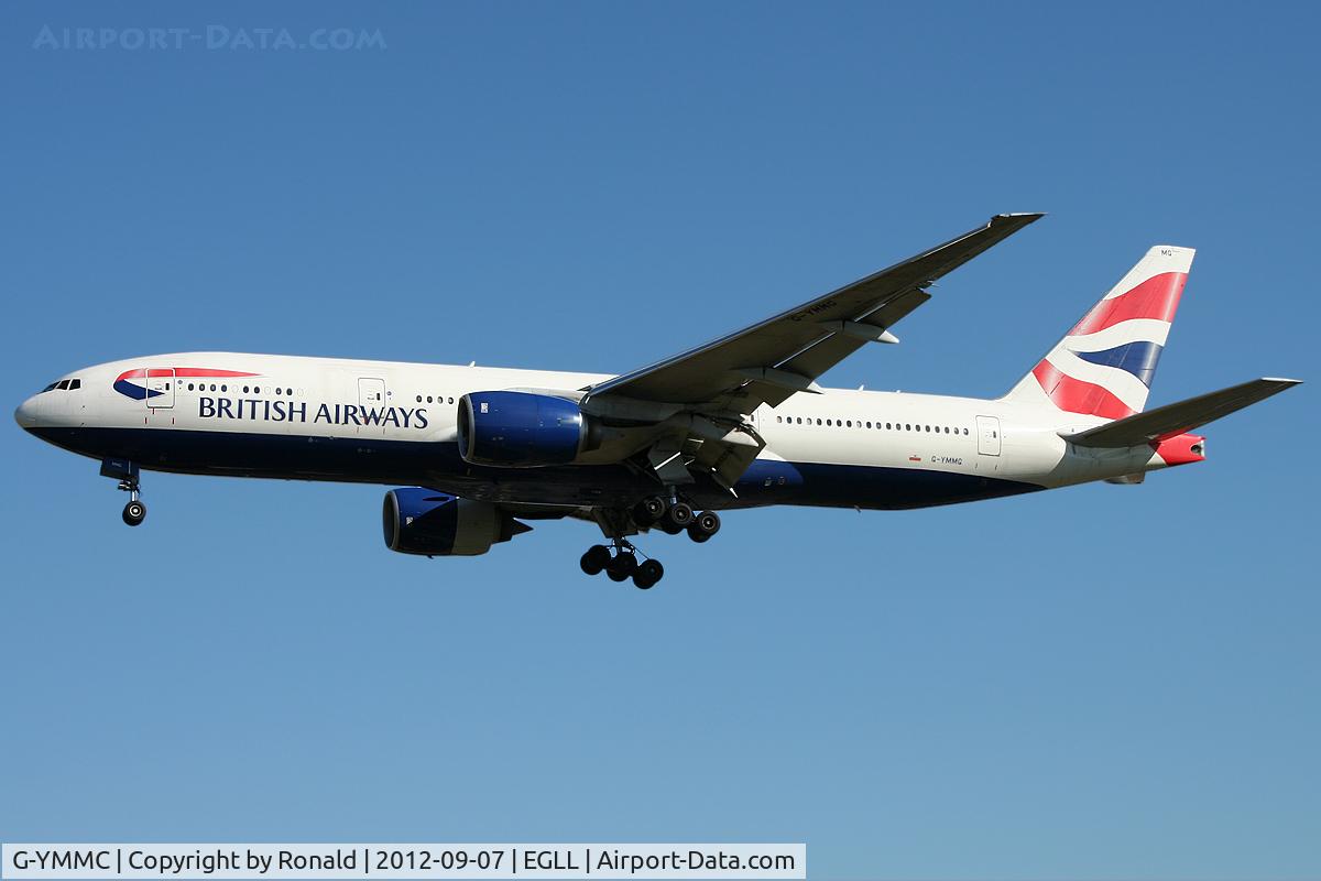 G-YMMC, 2000 Boeing 777-236 C/N 30304, at lhr