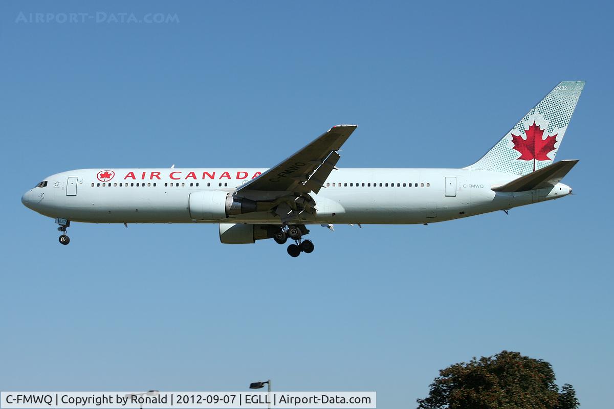 C-FMWQ, 1995 Boeing 767-333/ER C/N 25584, at lhr