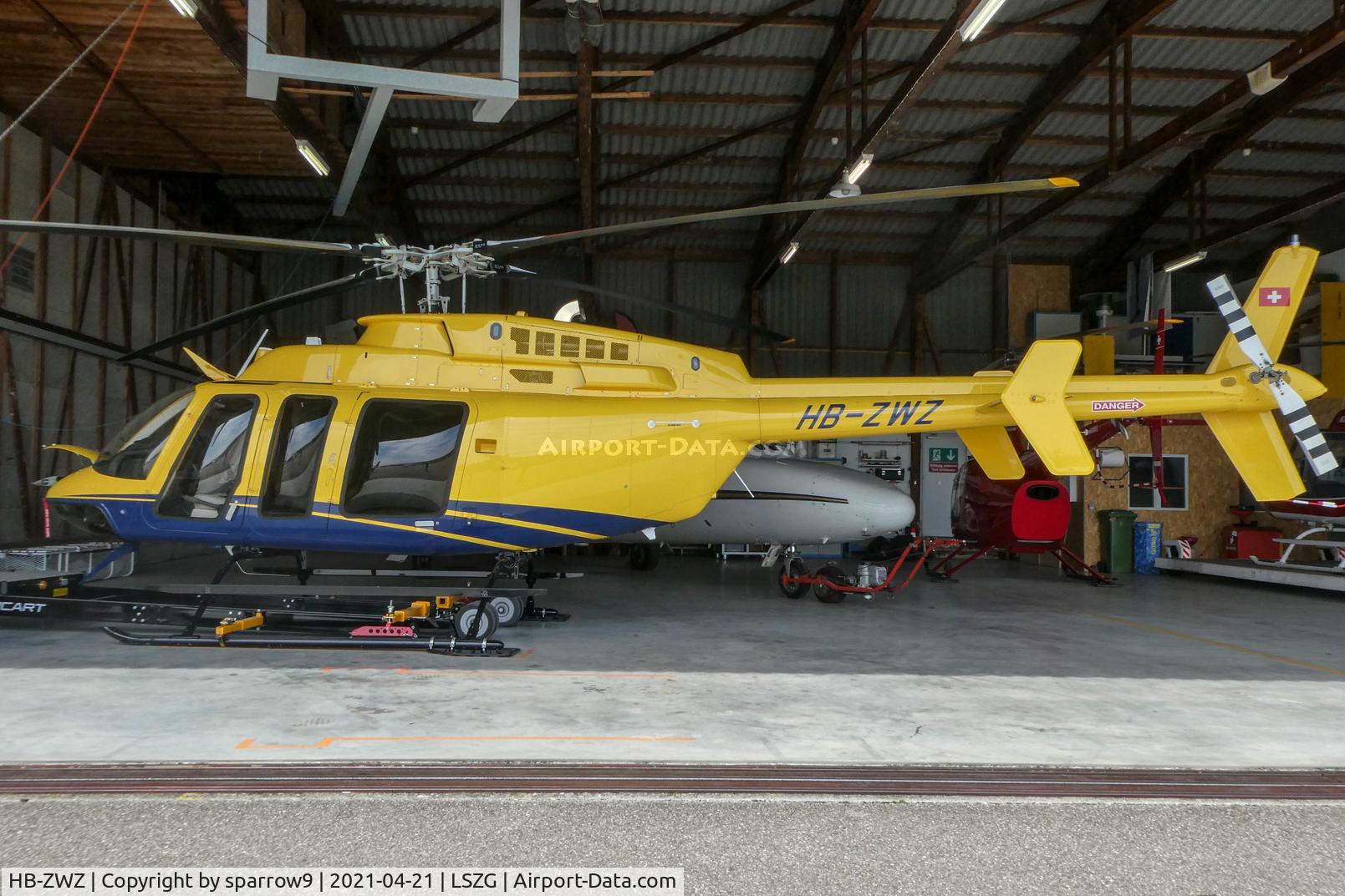 HB-ZWZ, 2020 Bell 407 C/N 54924, At Grenchen
