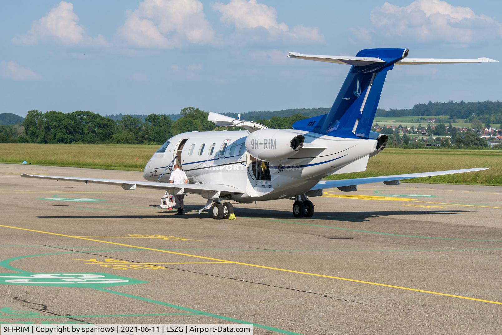 9H-RIM, 2021 Pilatus PC-24 C/N 220, Night-stop at Grenchen.