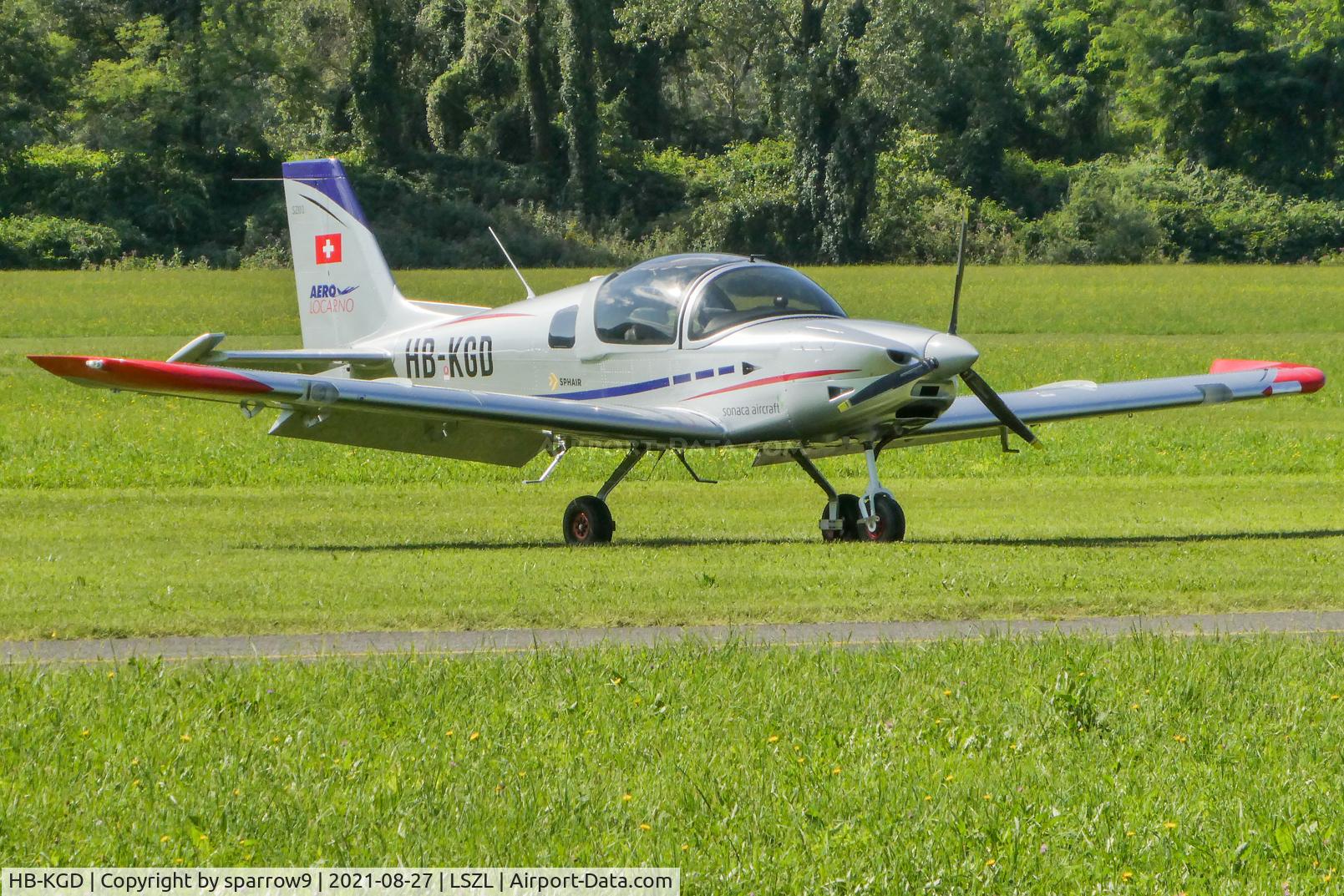 HB-KGD, 2021 Sonaca S201 C/N 033, At Locarno-Magadino