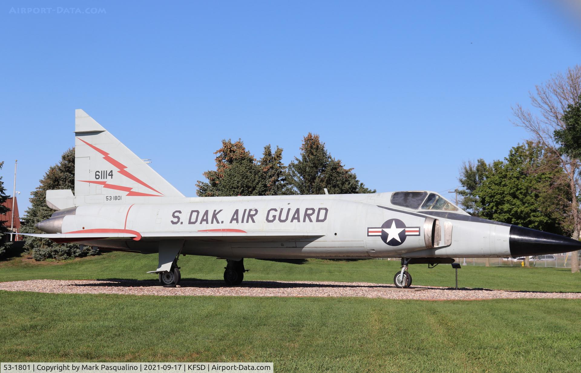 53-1801, 1953 Convair F-102A-15-CO C/N 8-10-11, Convair F-102A-05-C0