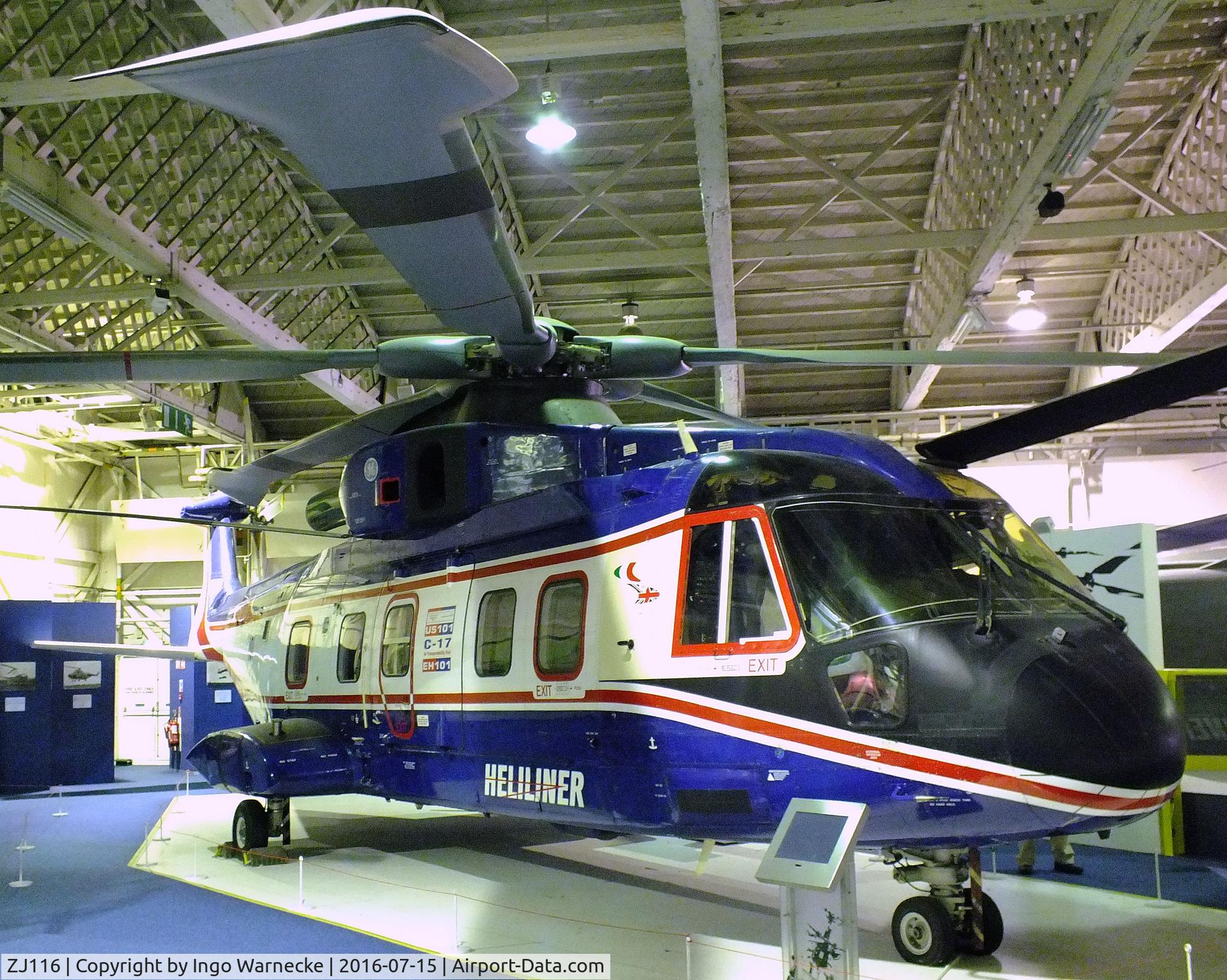 ZJ116, AgustaWestland EH-101 Heliliner C/N 50008/PP8, AgustaWestland EH101 Heliliner at the RAF-Museum, Hendon