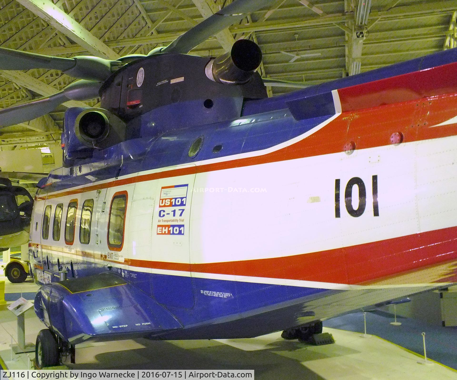 ZJ116, AgustaWestland EH-101 Heliliner C/N 50008/PP8, AgustaWestland EH101 Heliliner at the RAF-Museum, Hendon