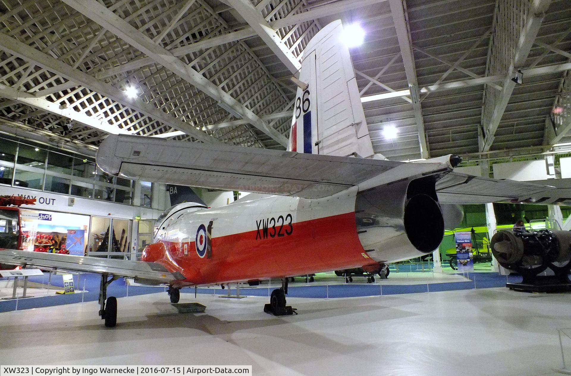 XW323, 1970 BAC 84 Jet Provost T.5A C/N EEP/JP/987, Hunting (BAC) Jet Provost T5A at the RAF-Museum, Hendon