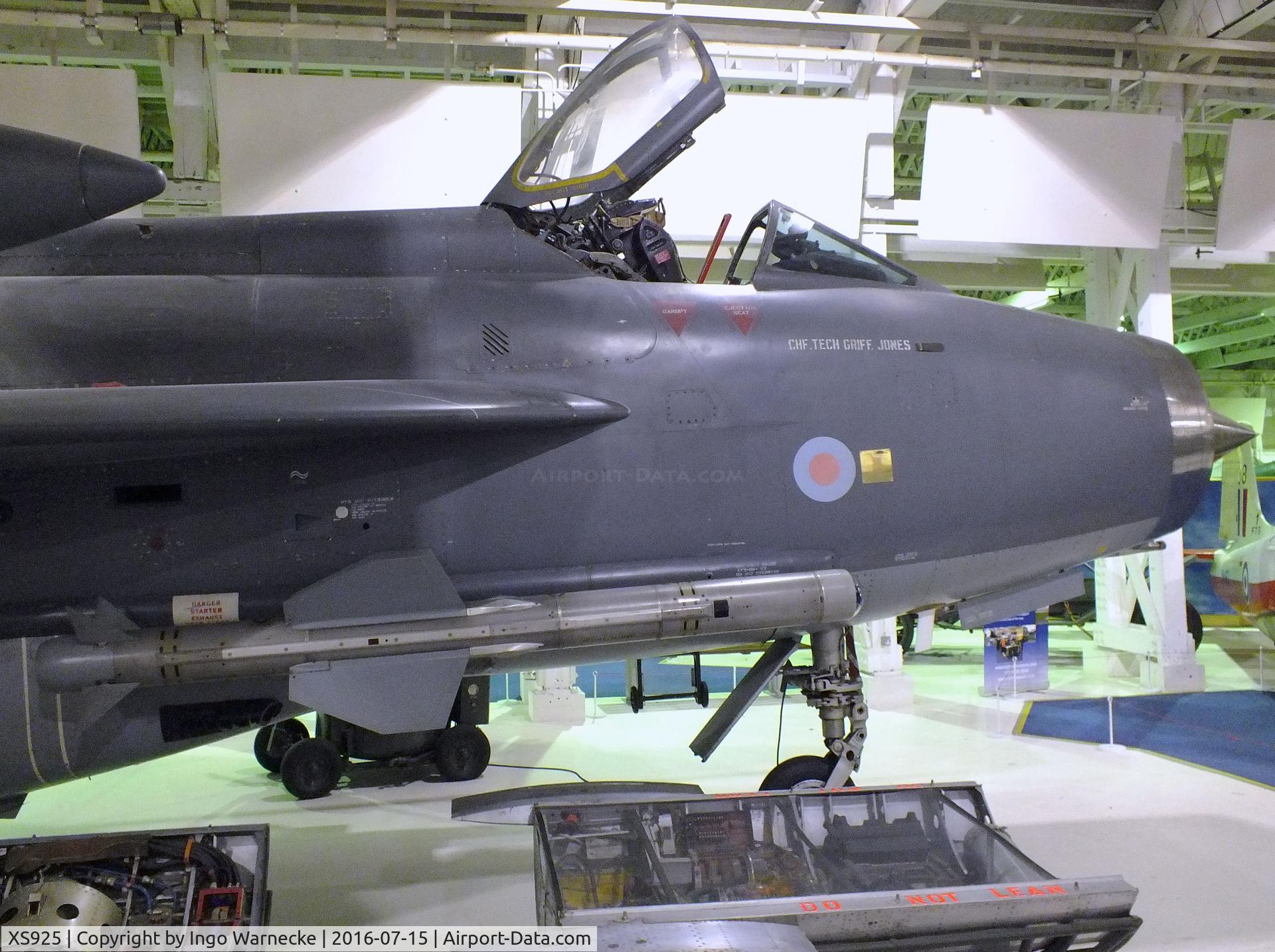XS925, 1967 English Electric Lightning F.6 C/N 95258, English Electric (BAC) Lightning F6 at the RAF-Museum, Hendon