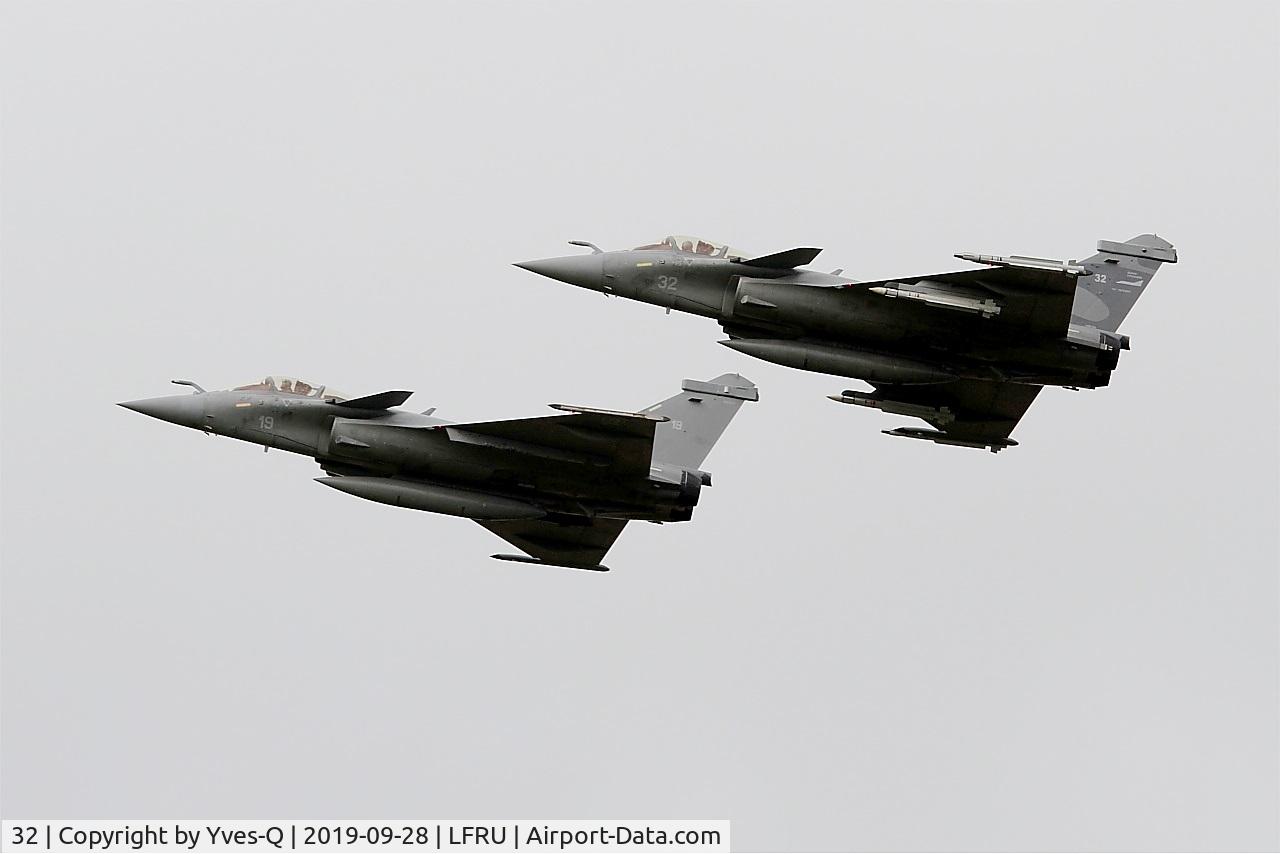 32, Dassault Rafale M C/N 32, Dassault Rafale M, On display, Morlaix-Ploujean airport (LFRU-MXN) Air show 2019