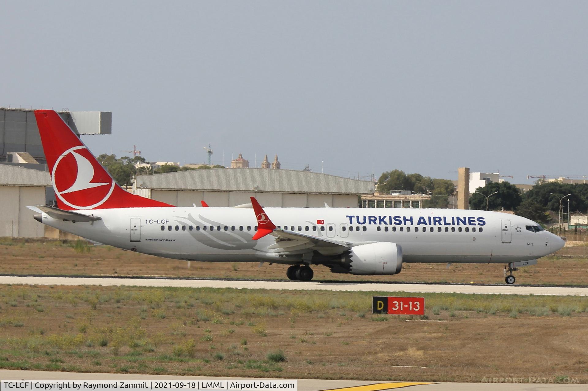 TC-LCF, 2018 Boeing 737-8 MAX C/N 60037, B737 MAX 8 TC-LCF Turkish Airlines