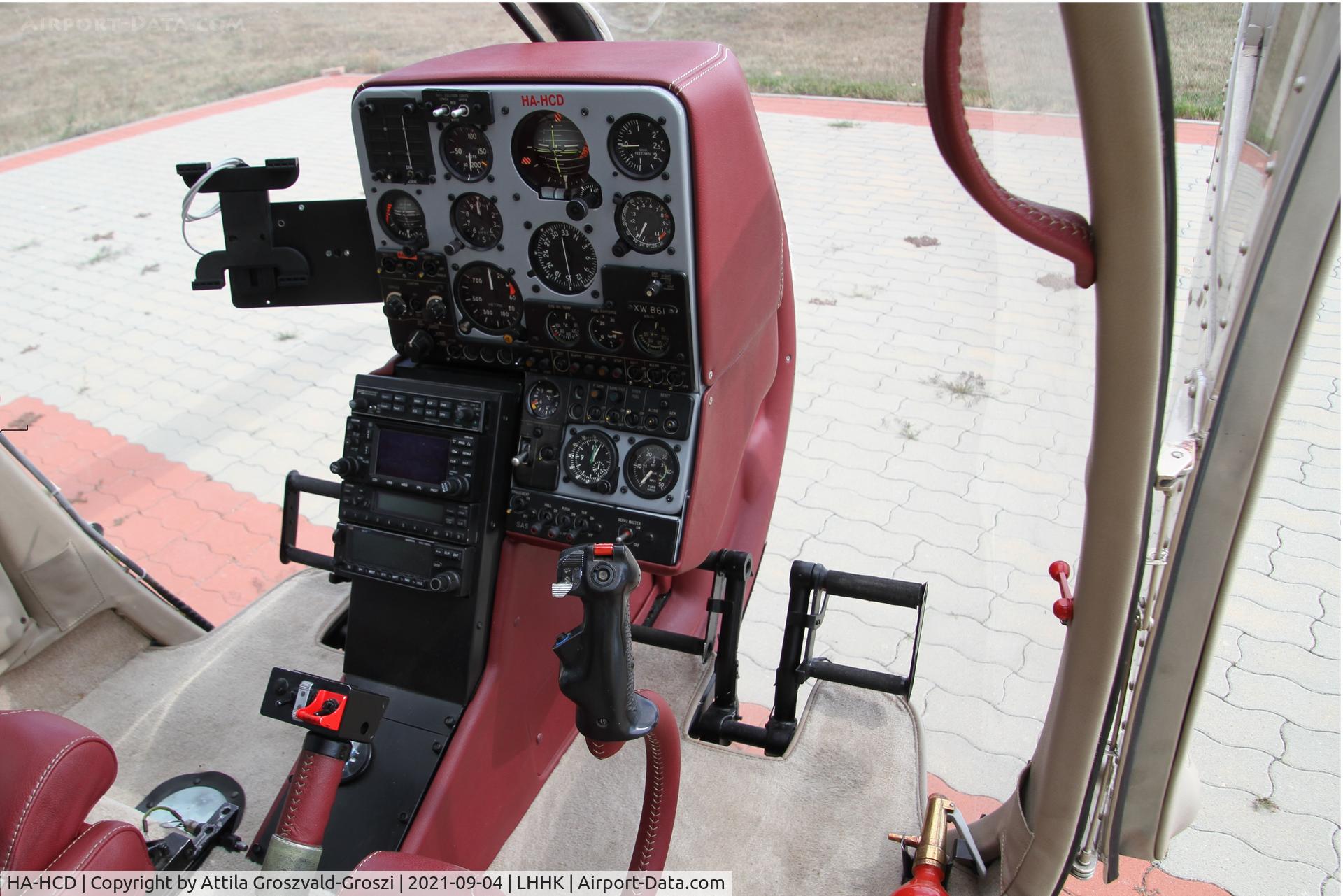 HA-HCD, 1972 Westland SA-341C Gazelle HT2 C/N 1098, LHHK- Hajmásjkér Airport, Hungary