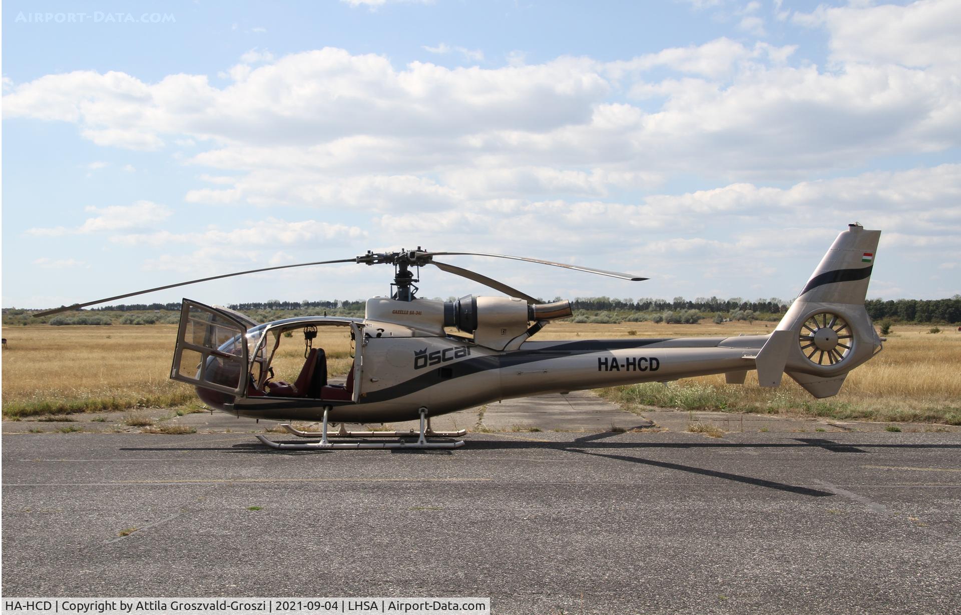 HA-HCD, 1972 Westland SA-341C Gazelle HT2 C/N 1098, LHSA - Szentkirályszabadja Airport, Hungary