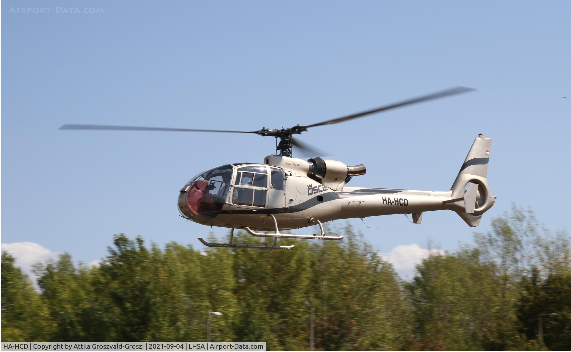 HA-HCD, 1972 Westland SA-341C Gazelle HT2 C/N 1098, LHSA - Szentkirályszabadja Airport, Hungary