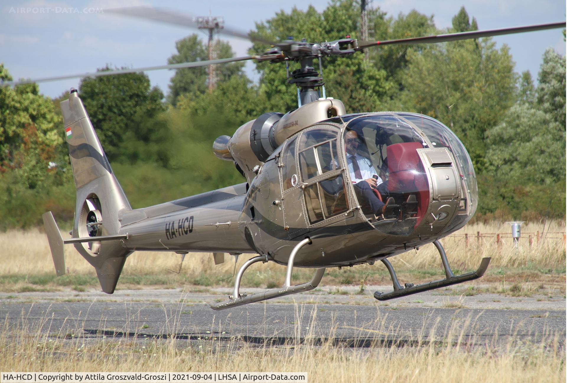 HA-HCD, 1972 Westland SA-341C Gazelle HT2 C/N 1098, LHSA - Szentkirályszabadja Airport, Hungary