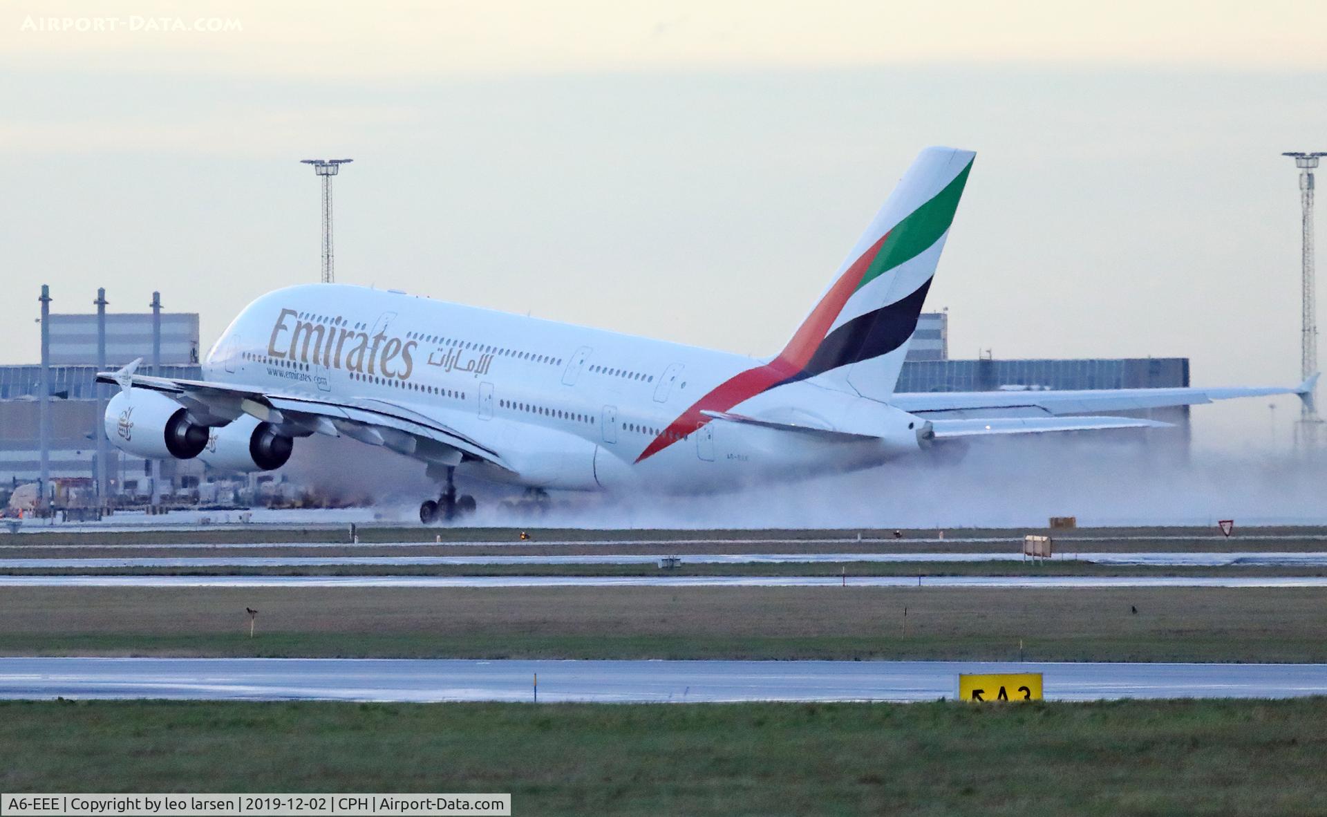 A6-EEE, 2012 Airbus A380-861 C/N 112, Copenhagen 2.12.2019