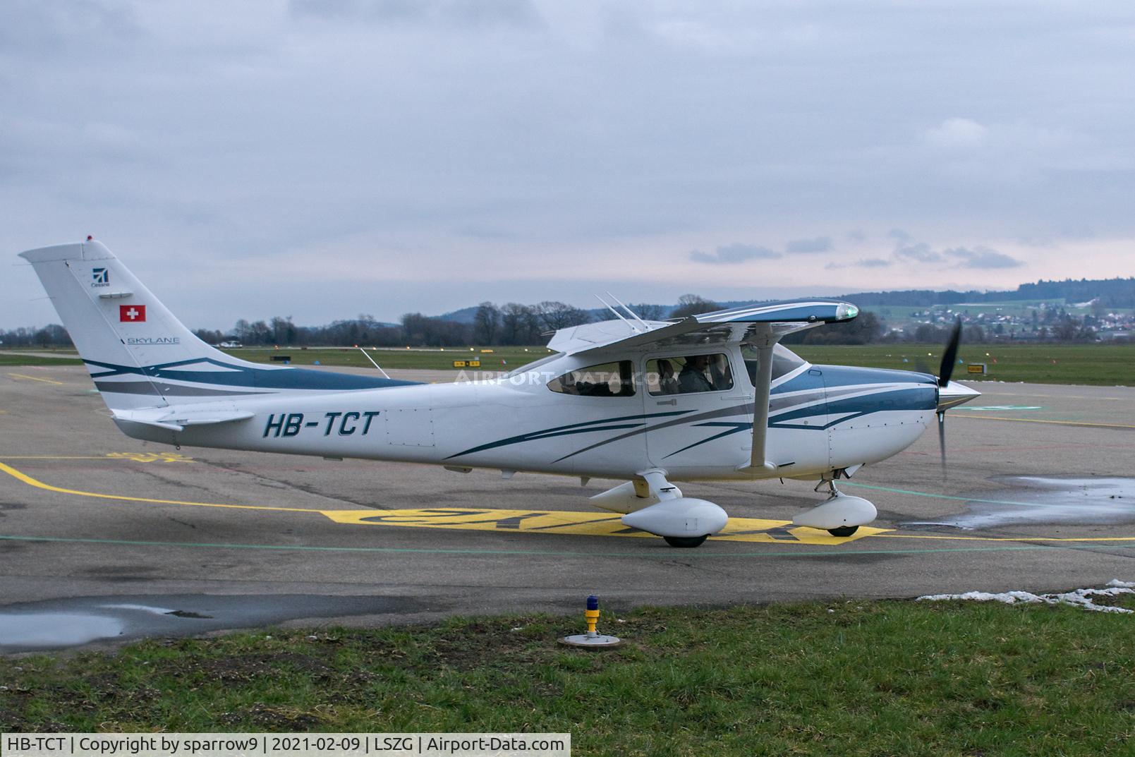 HB-TCT, 2007 Cessna 182T Skylane C/N 18281887, Based Grenchen since a short time.