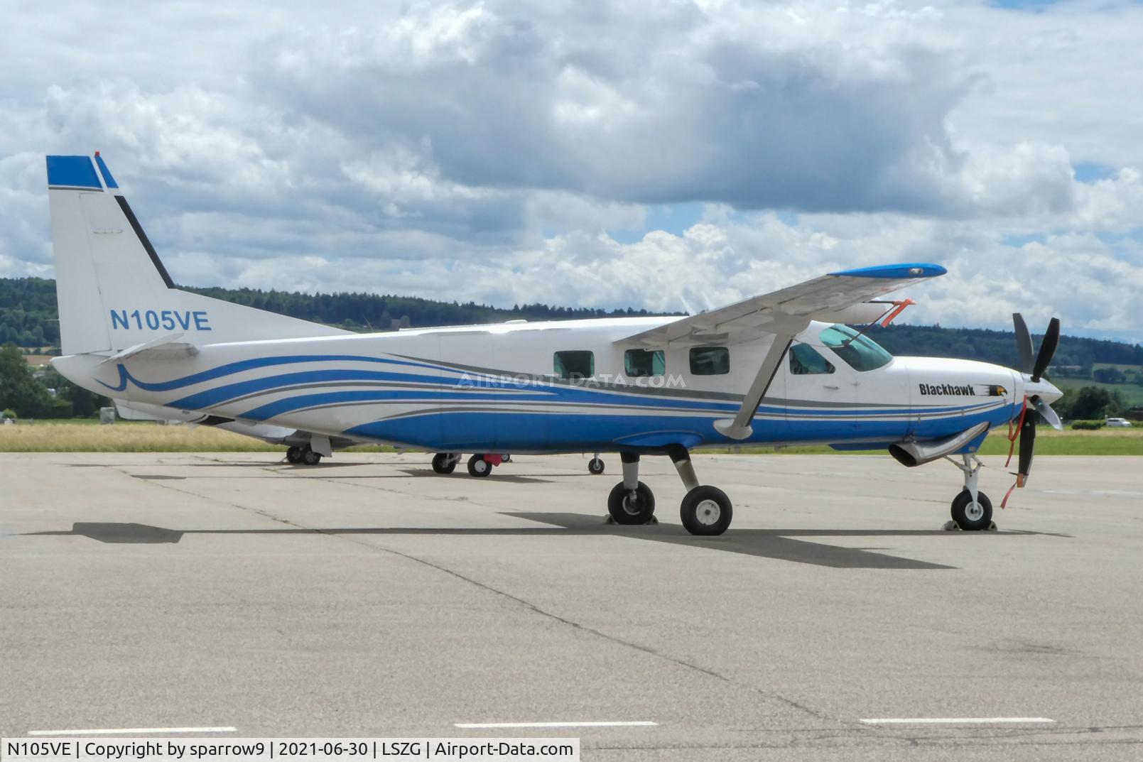 N105VE, 1998 Cessna 208B Grand Caravan C/N 208B0680, Stopp-over at Grenchen