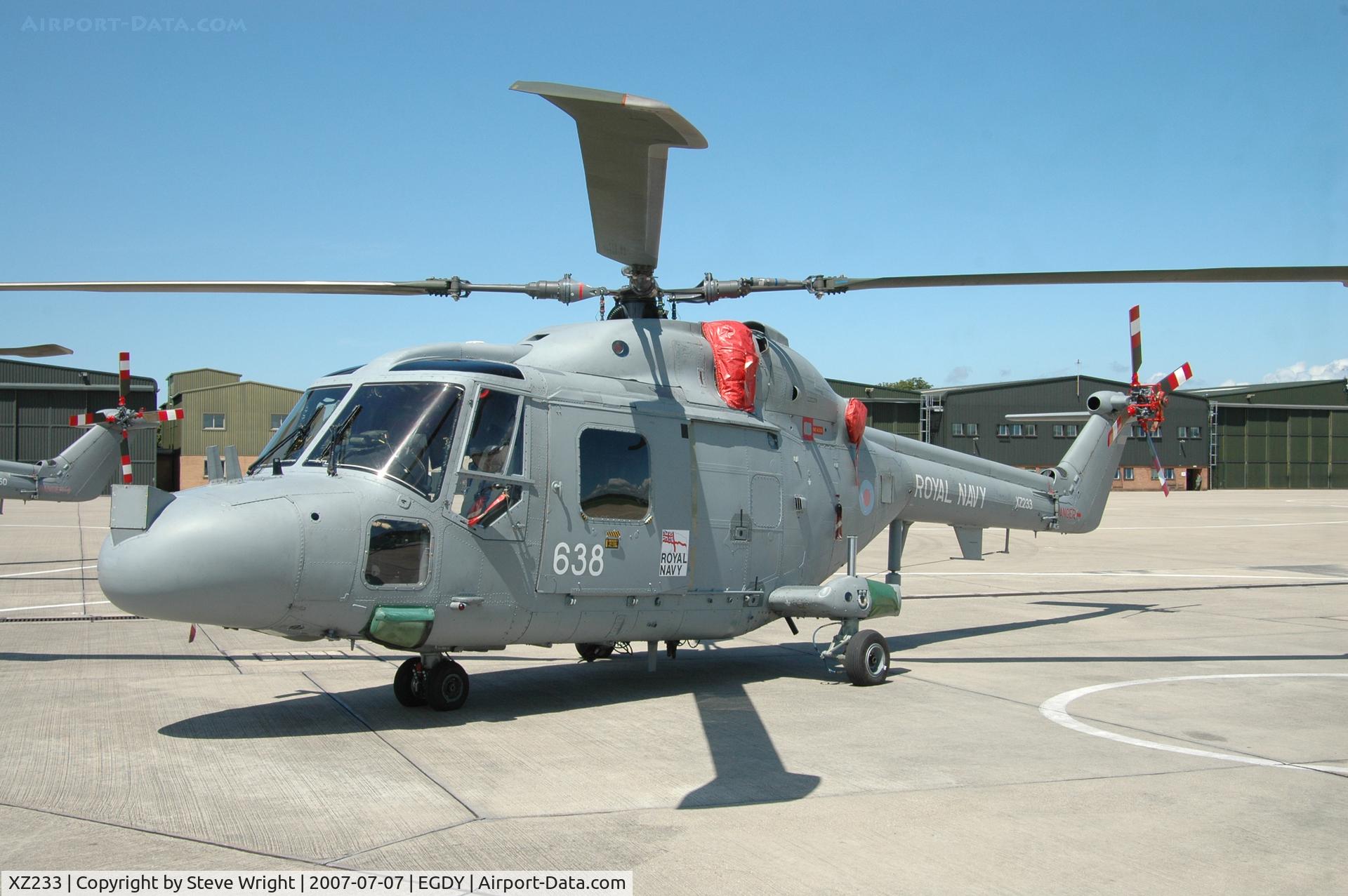XZ233, 1977 Westland Lynx HAS.2 C/N 010, Yeovilton Air Day 2007 UK