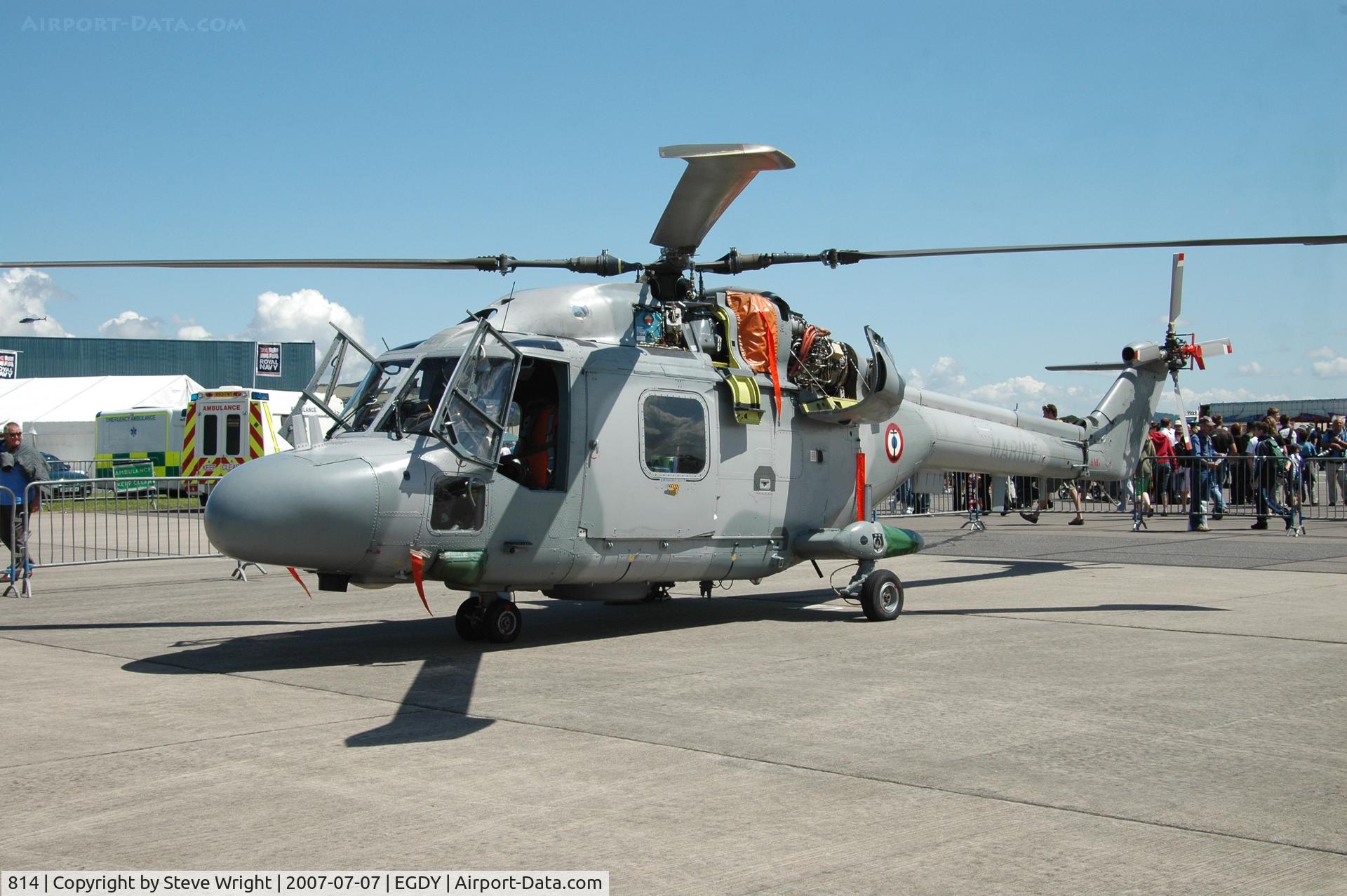 814, Westland Lynx HAS.4(FN) C/N 300, Yeovilton Air Day 2007 UK