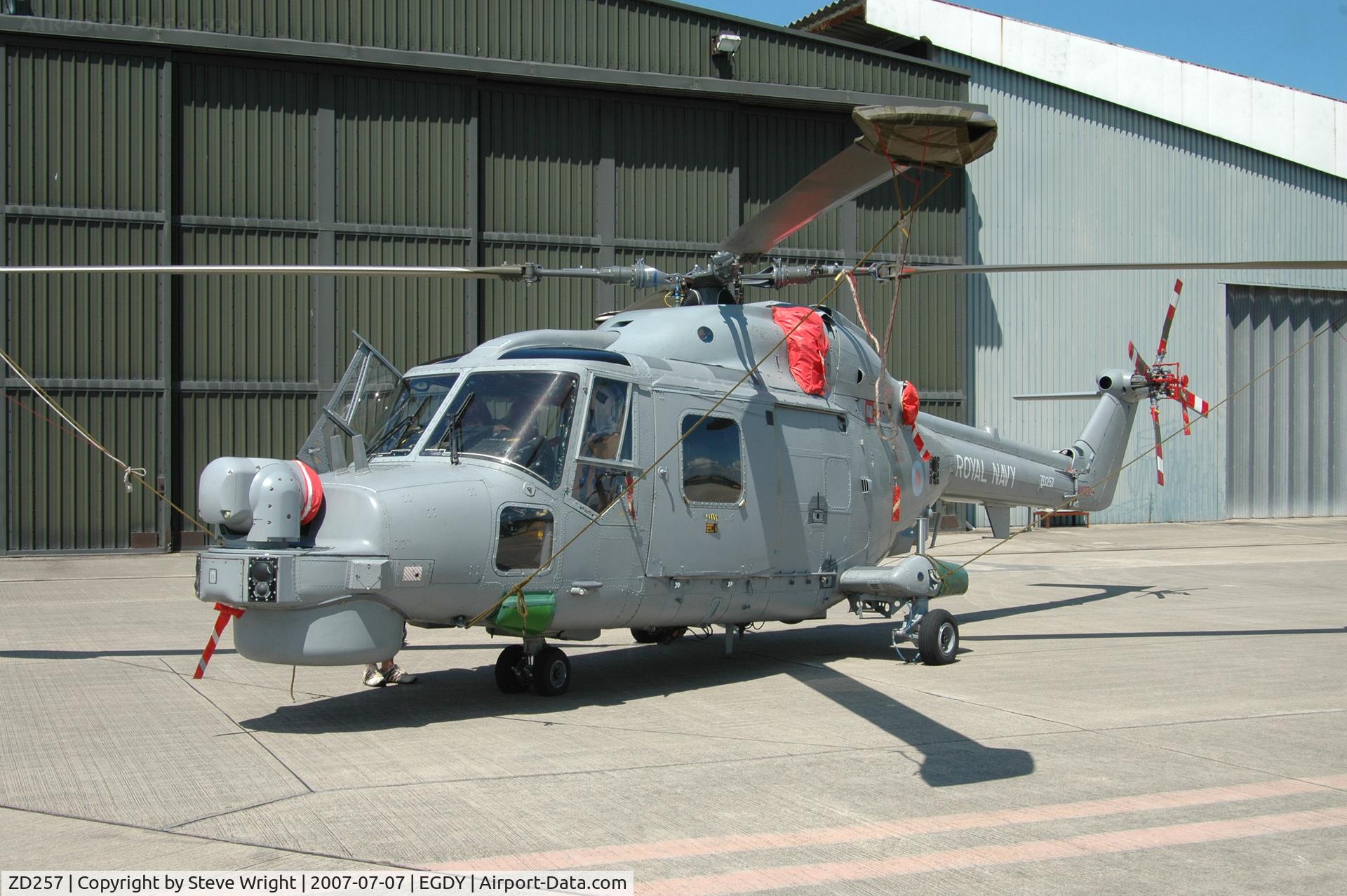 ZD257, 1983 Westland Lynx HMA.8SRU C/N 267, Yeovilton Air Day 2007 UK