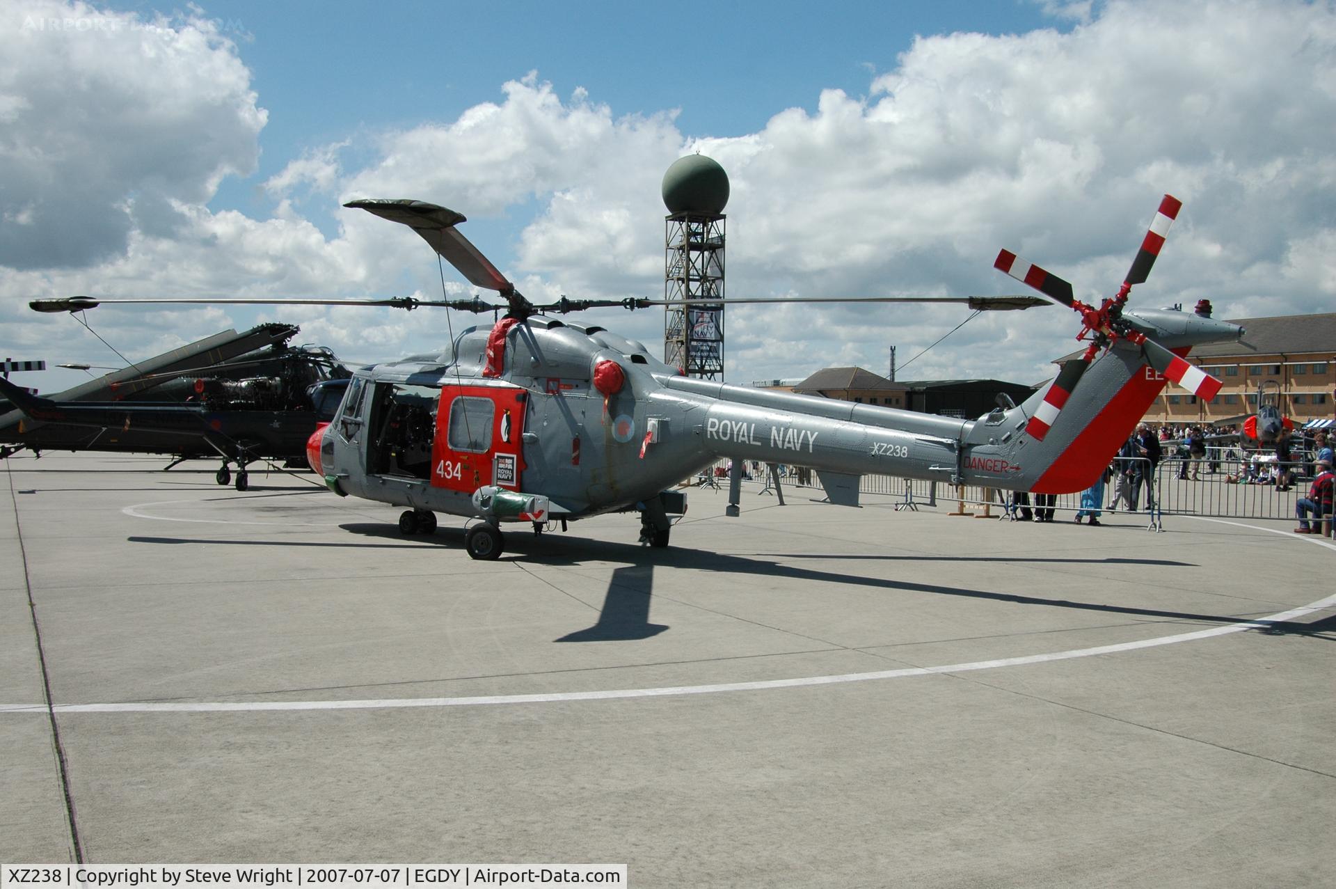 XZ238, 1977 Westland Lynx HAS.3S(ICE) C/N 026, Yeovilton Air Day 2007 UK