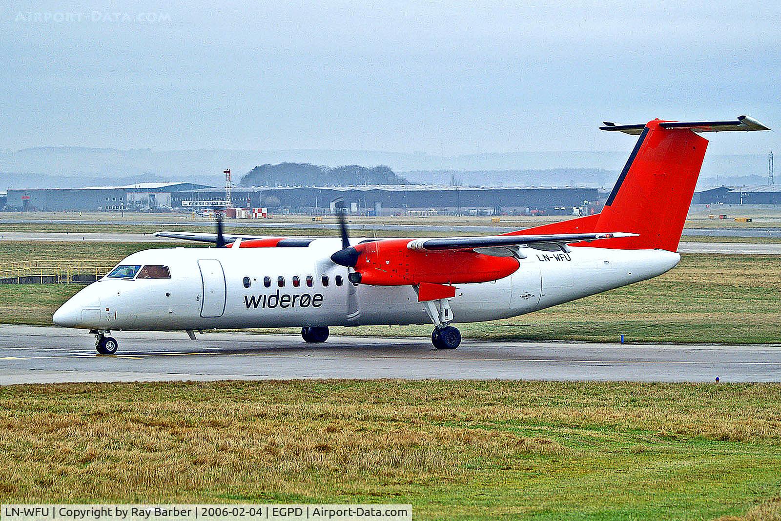 LN-WFU, 2003 De Havilland Canada DHC-8-311 Dash 8 C/N 592, LN-WFU   De Havilland Canada DHC-8Q-311 Dash 8 [534] (Wideroe) Aberdeen-Dyce~G 04/02/2006