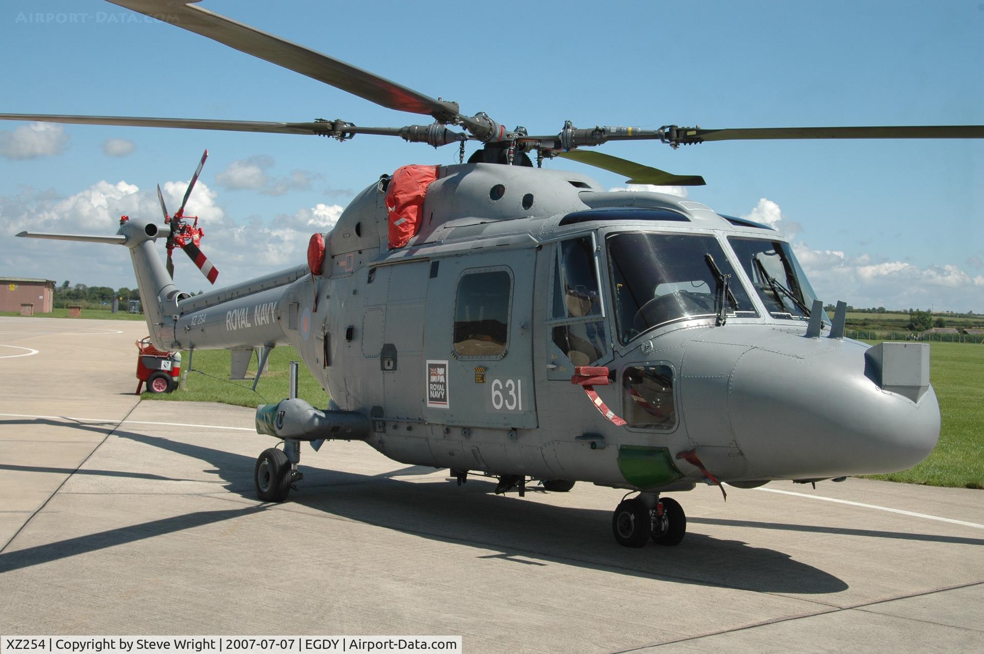 XZ254, 1978 Westland Lynx HAS.3S C/N 094, Yeovilton Air Day 2007 UK