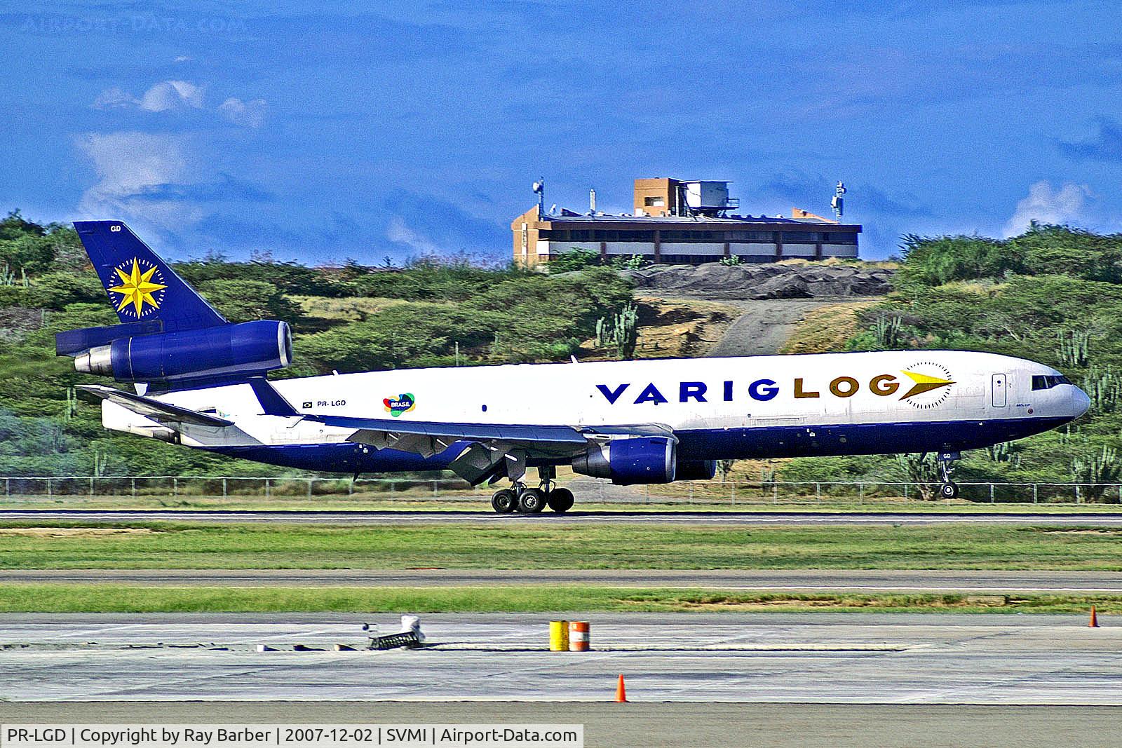 PR-LGD, 1990 McDonnell Douglas MD-11F C/N 48408, PR-LGD   McDonnell Douglas MD-11F [48408] (VARIG LOG) Caracas-Simon Bolivar Int'l~YV 02/12/2007