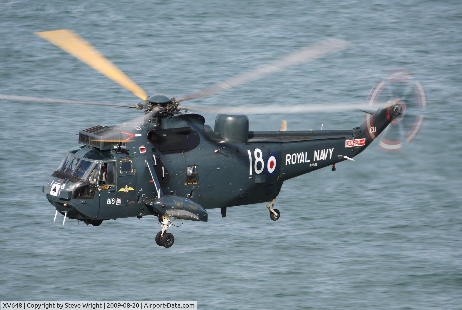 XV648, 1969 Westland Sea King HAS.6 C/N WA636, Dawlish Carnival Airshow UK