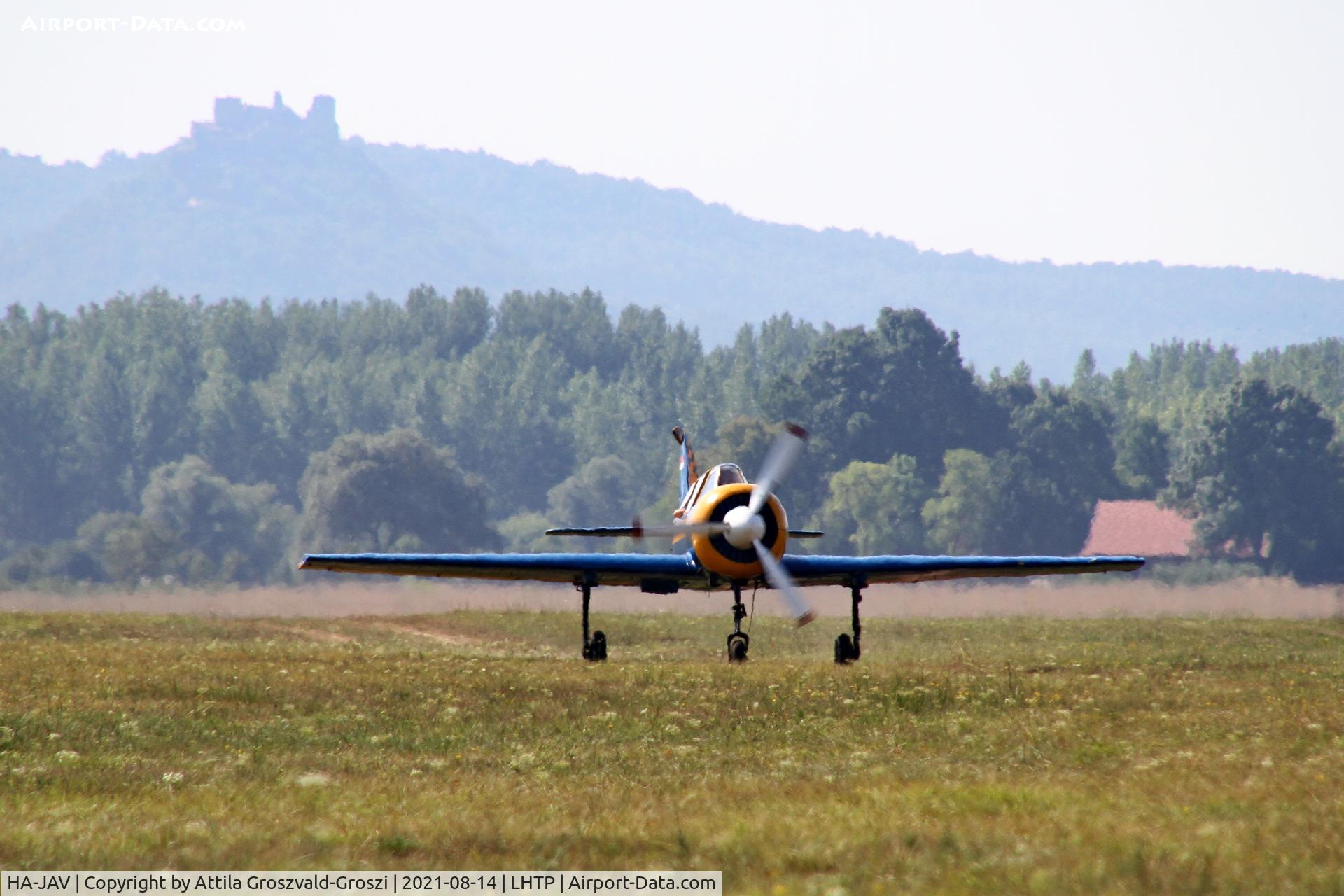 HA-JAV, 1985 Yakovlev (Aerostar) Yak-52 C/N 856008, LHTP - Tapolca Airport, Hungary