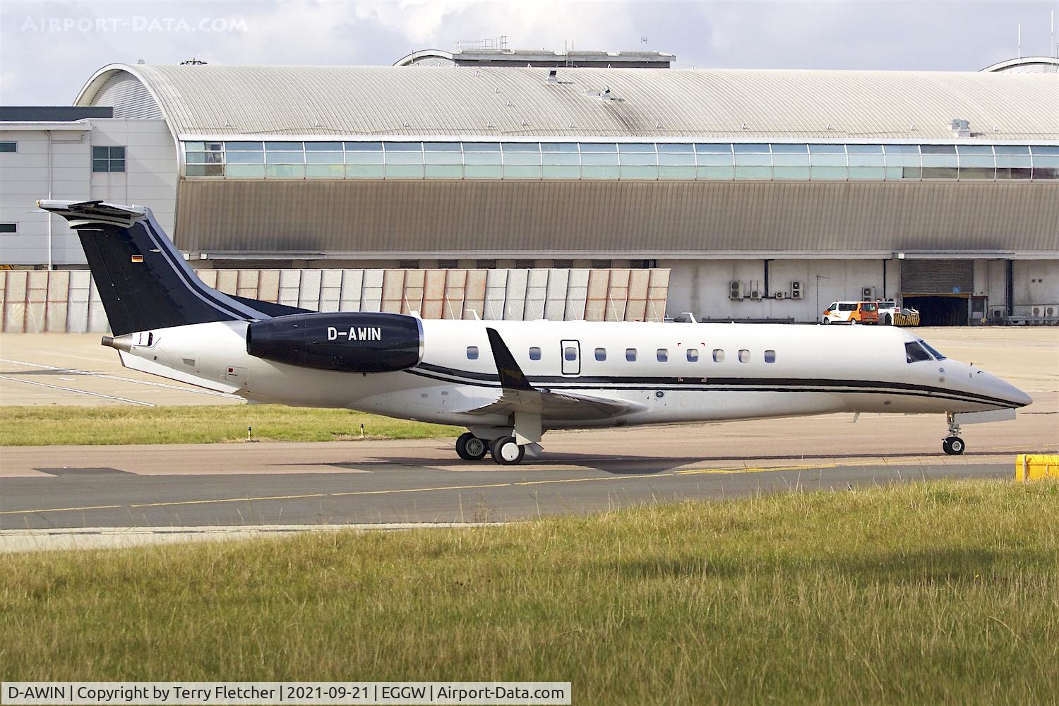 D-AWIN, 2018 Embraer EMB-135BJ Legacy 650 C/N 14501231, At Luton