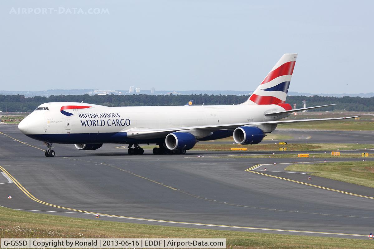 G-GSSD, 2011 Boeing 747-87UF C/N 37561, at fra