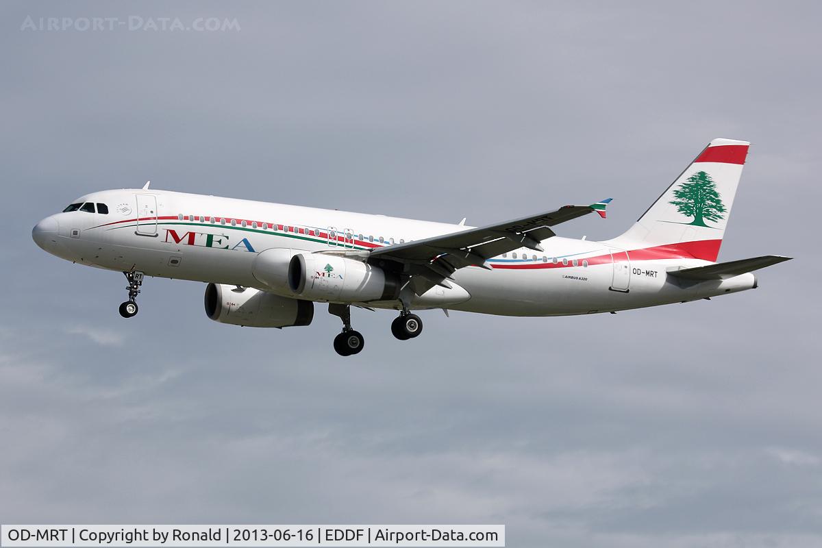 OD-MRT, 2008 Airbus A320-232 C/N 3736, at fra