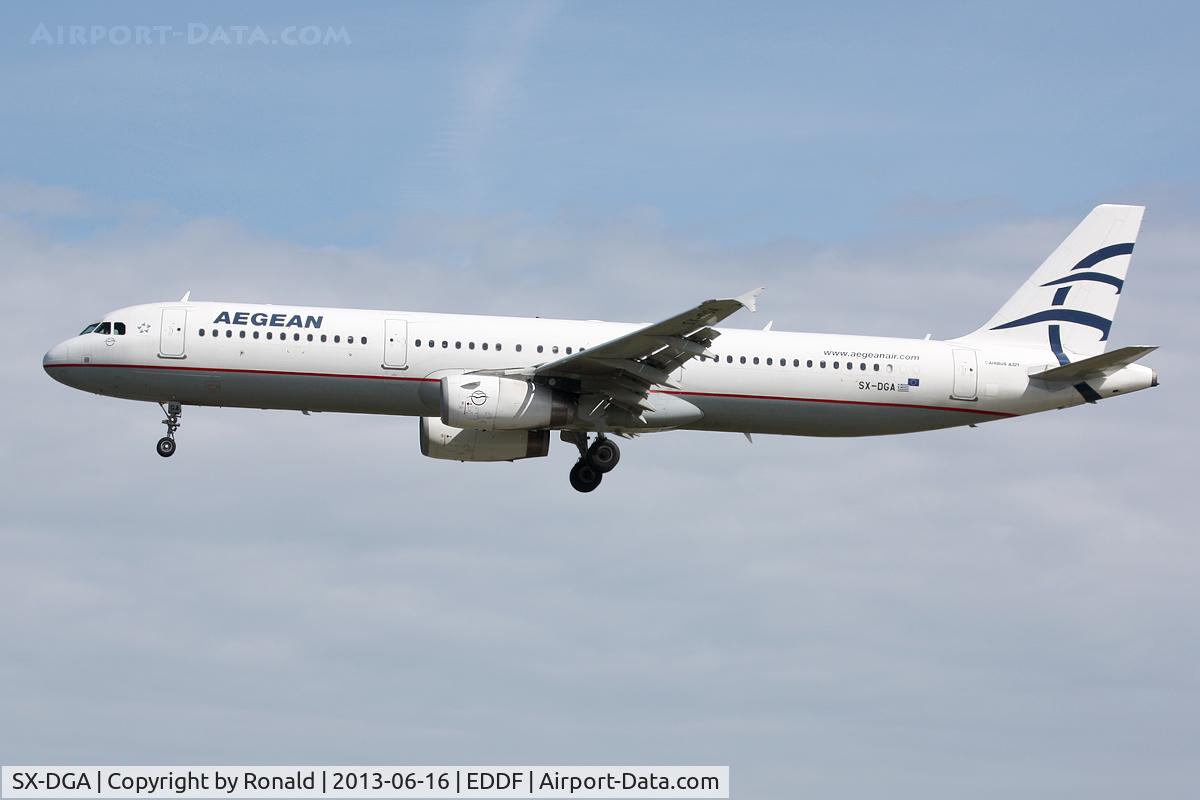 SX-DGA, 2009 Airbus A321-231 C/N 3878, at fra