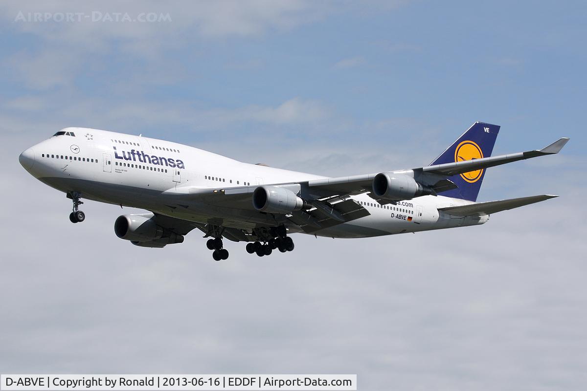 D-ABVE, 1990 Boeing 747-430 C/N 24741, at fra