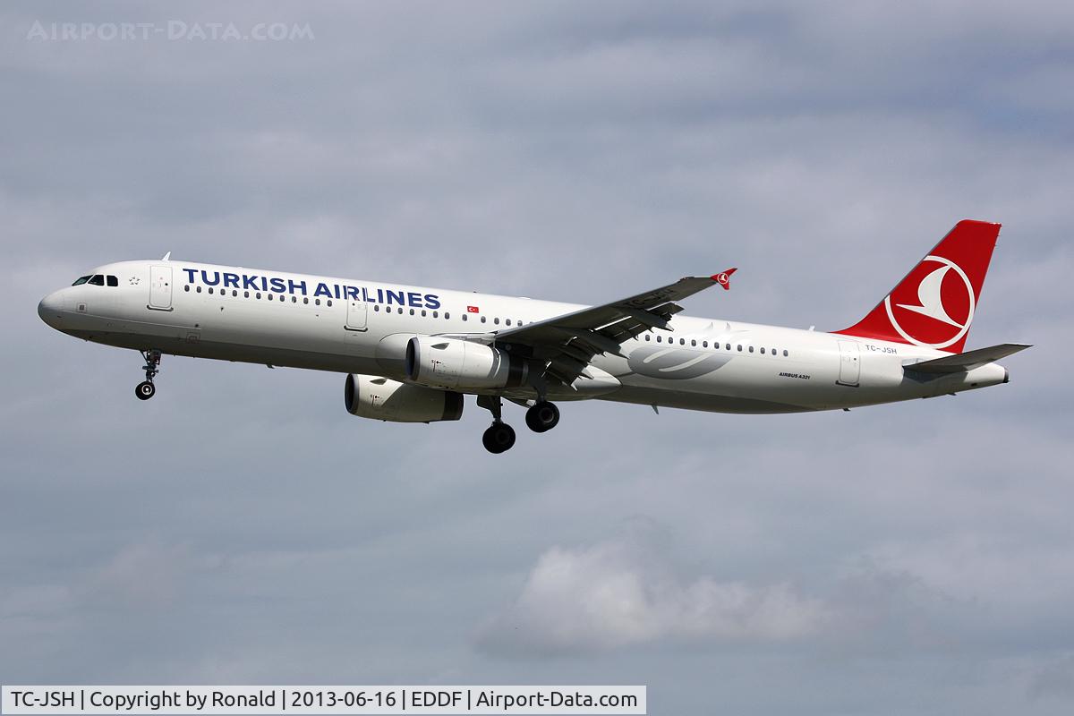TC-JSH, 2013 Airbus A321-231 C/N 5546, at fra