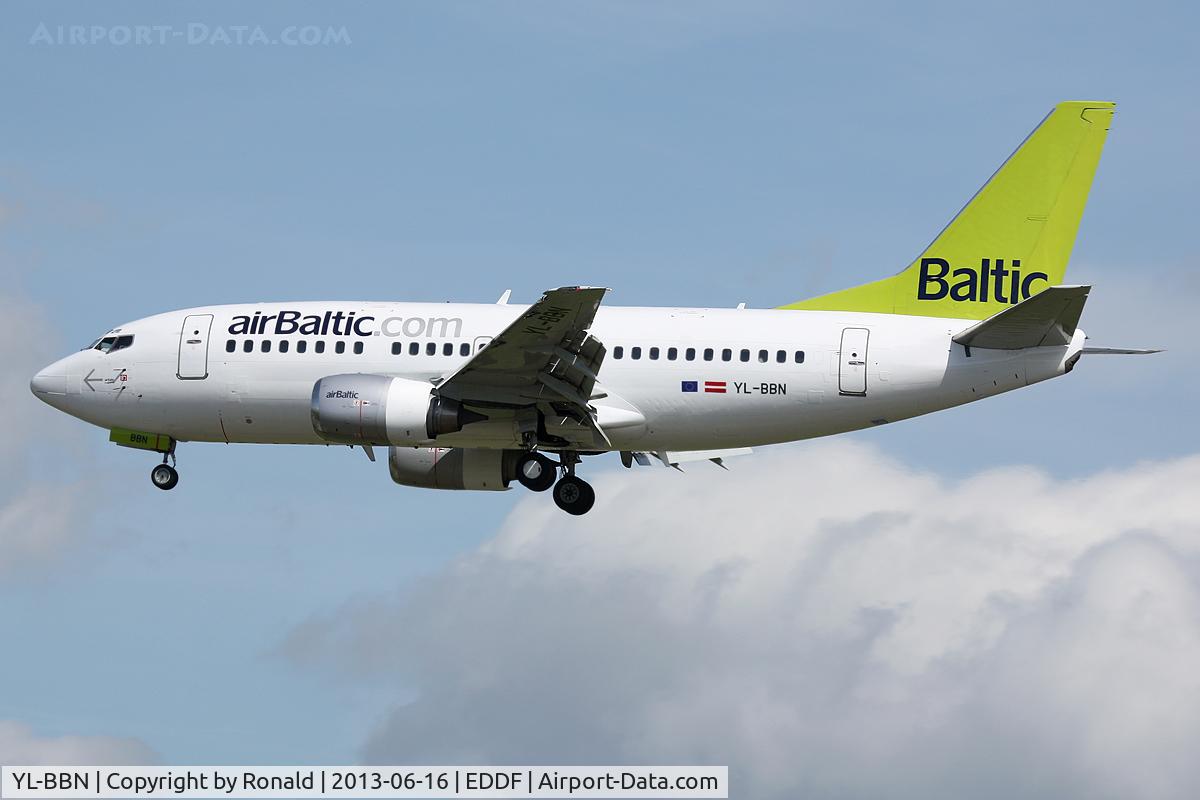 YL-BBN, 1992 Boeing 737-522 C/N 26683, at fra