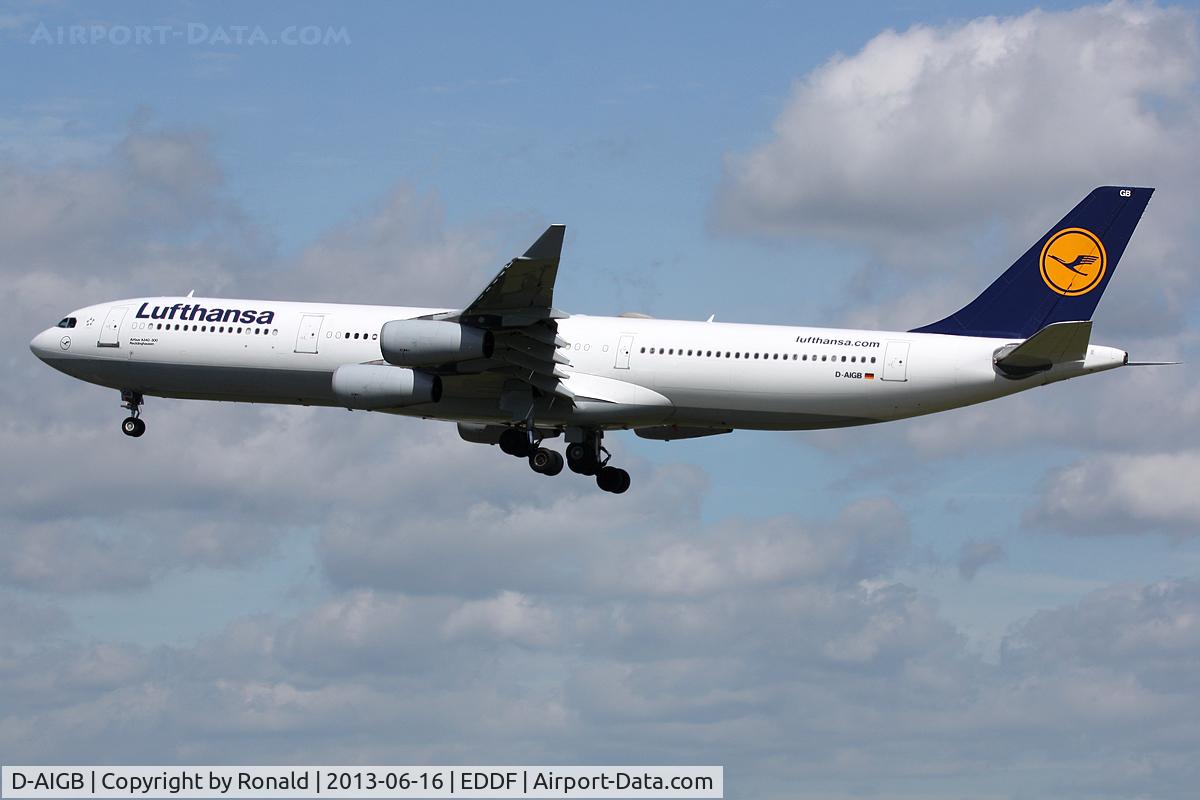 D-AIGB, 1993 Airbus A340-311 C/N 024, at fra