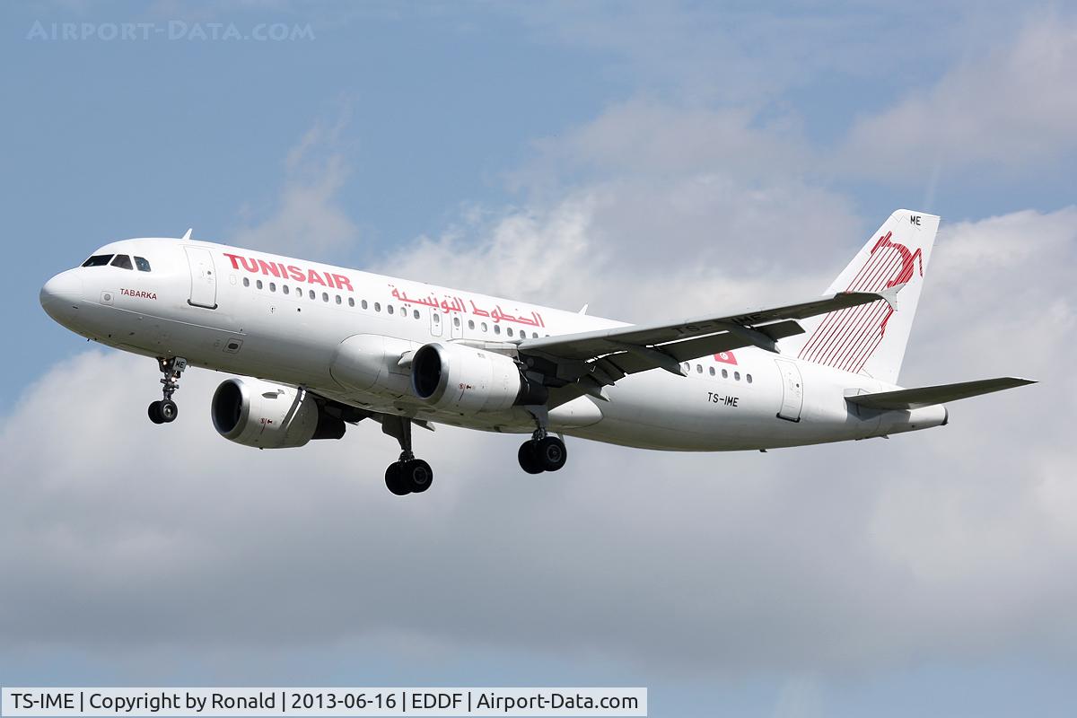 TS-IME, 1990 Airbus A320-211 C/N 123, at fra