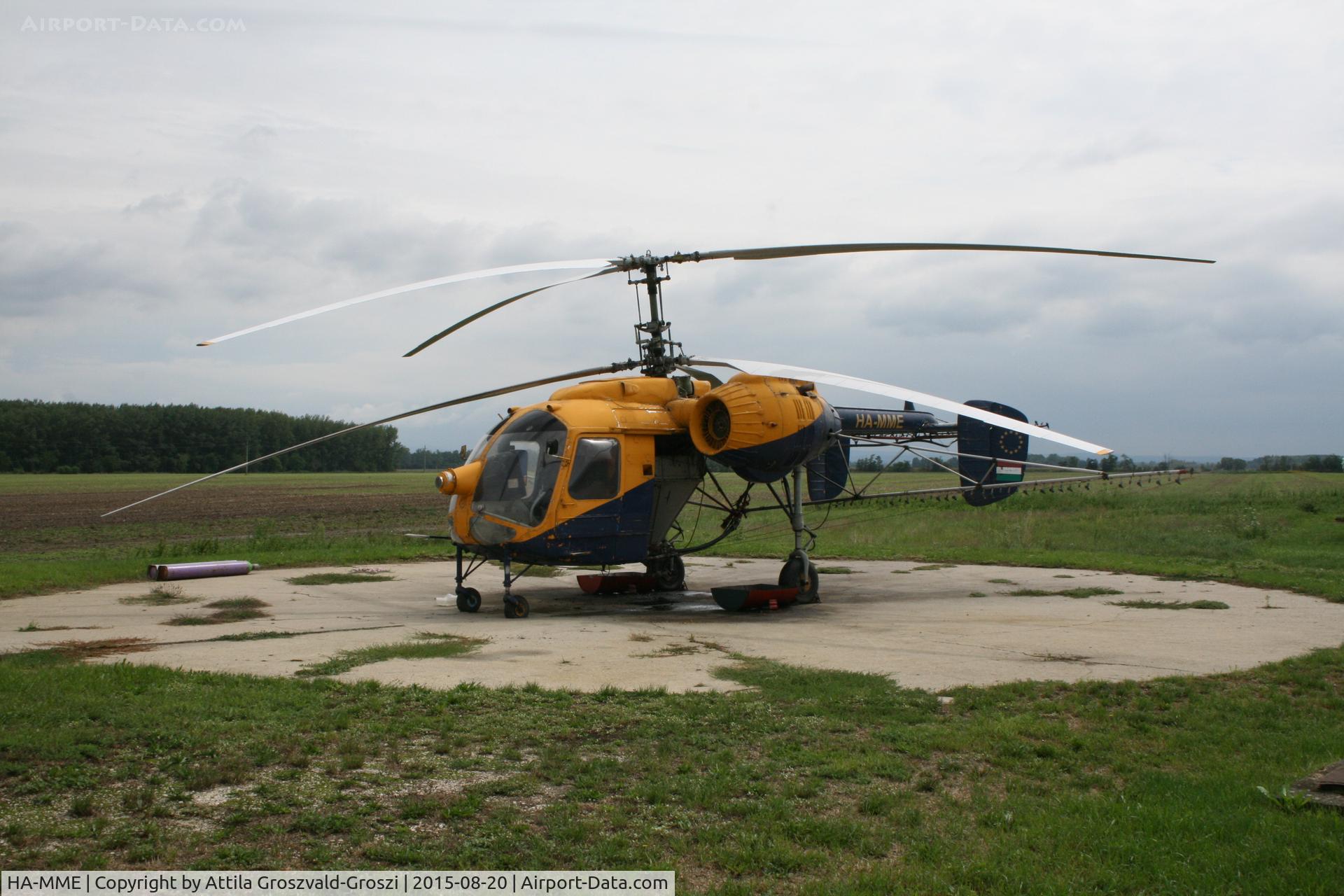 HA-MME, 1970 Kamov Ka-26 Hoodlum C/N 7001102, Pápa-Pálháza agricultural airport and take-off field