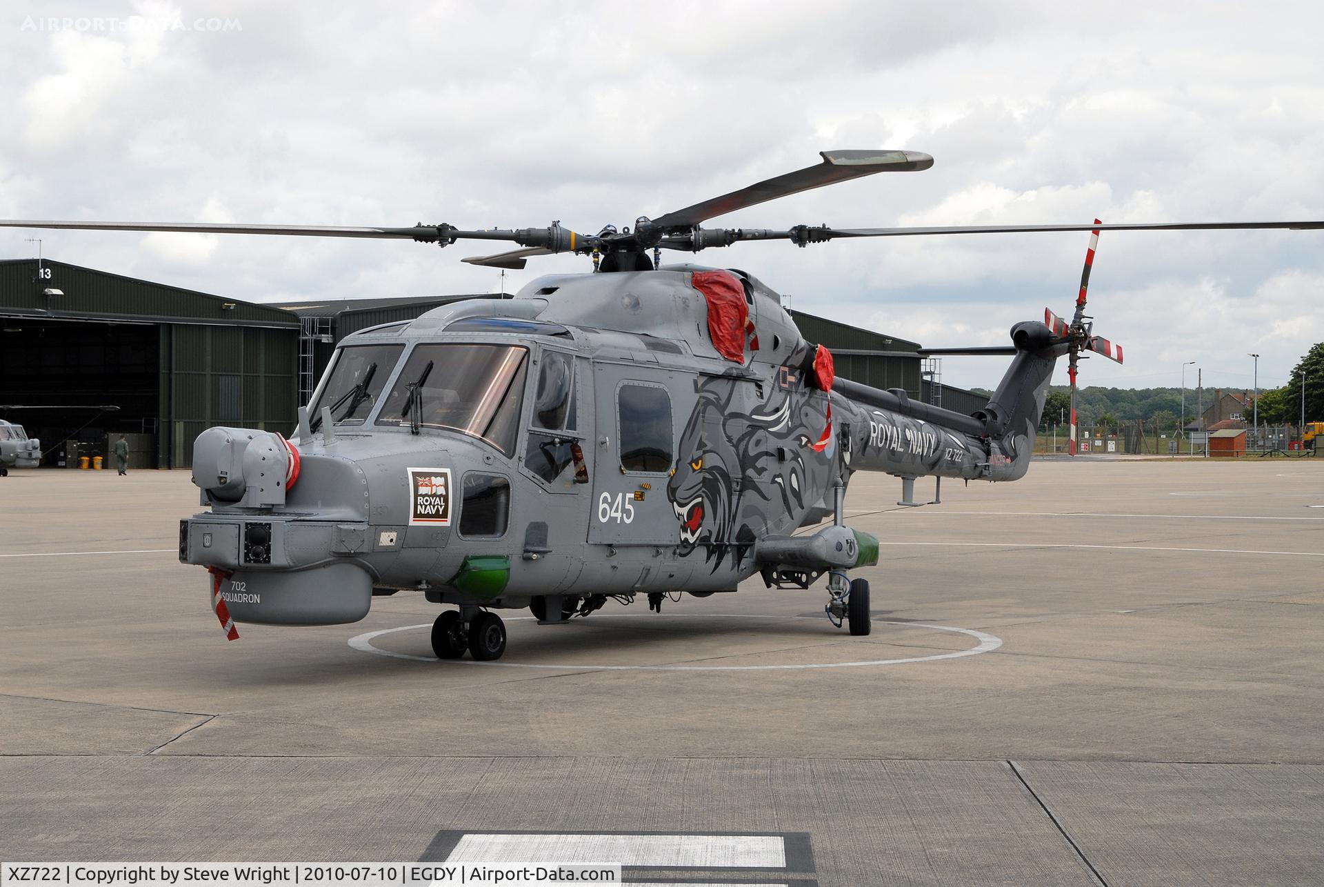 XZ722, 1980 Westland Lynx HMA.8SRU C/N 177, RNAS Yeovilton Air Day 2010 UK
