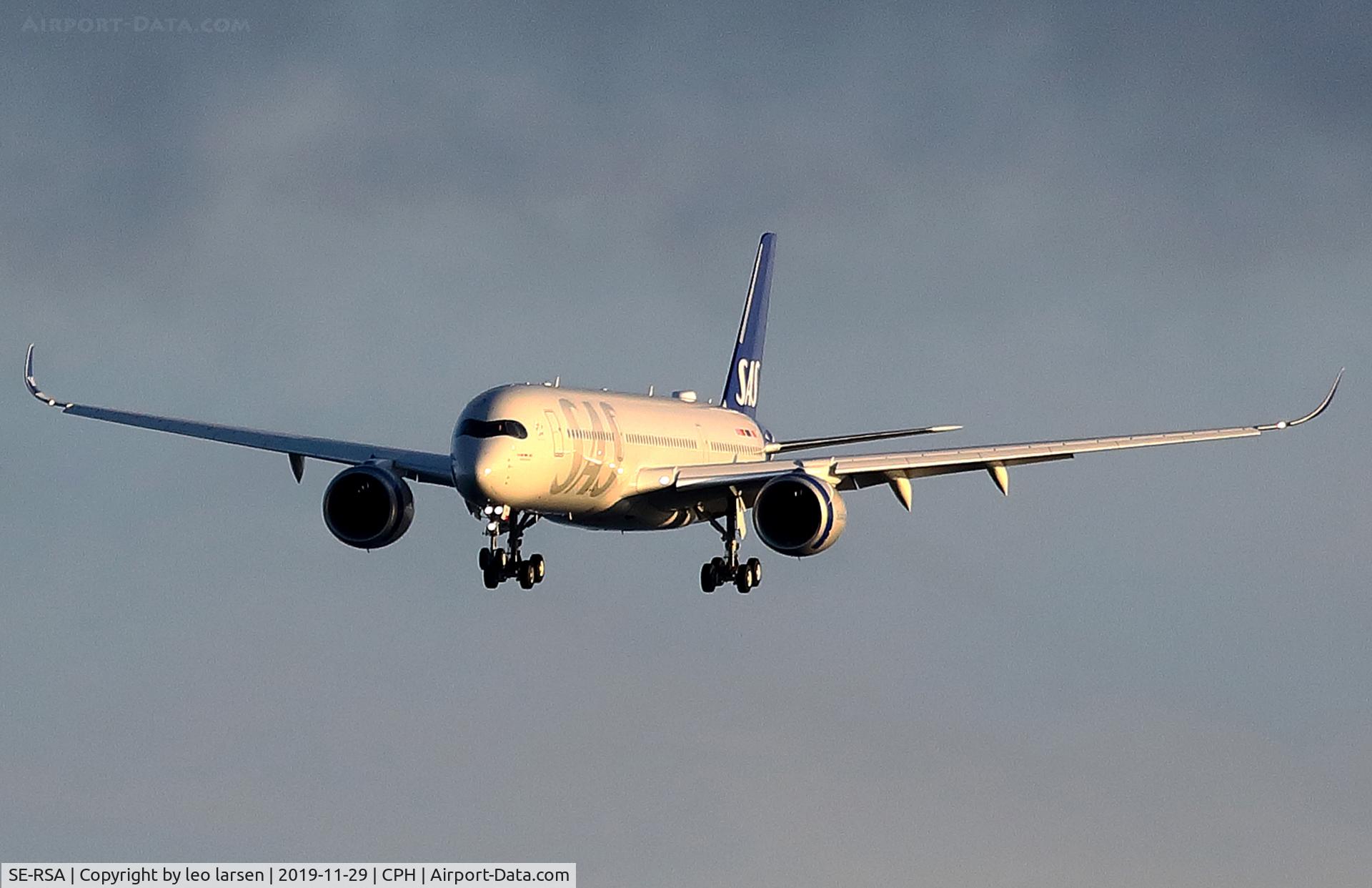 SE-RSA, 2019 Airbus A350-941 C/N 358, Copenhagen 29.11.2019